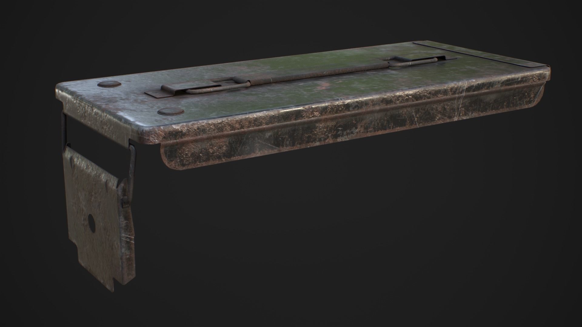  Ammo box 5A Low-poly 3D model_12