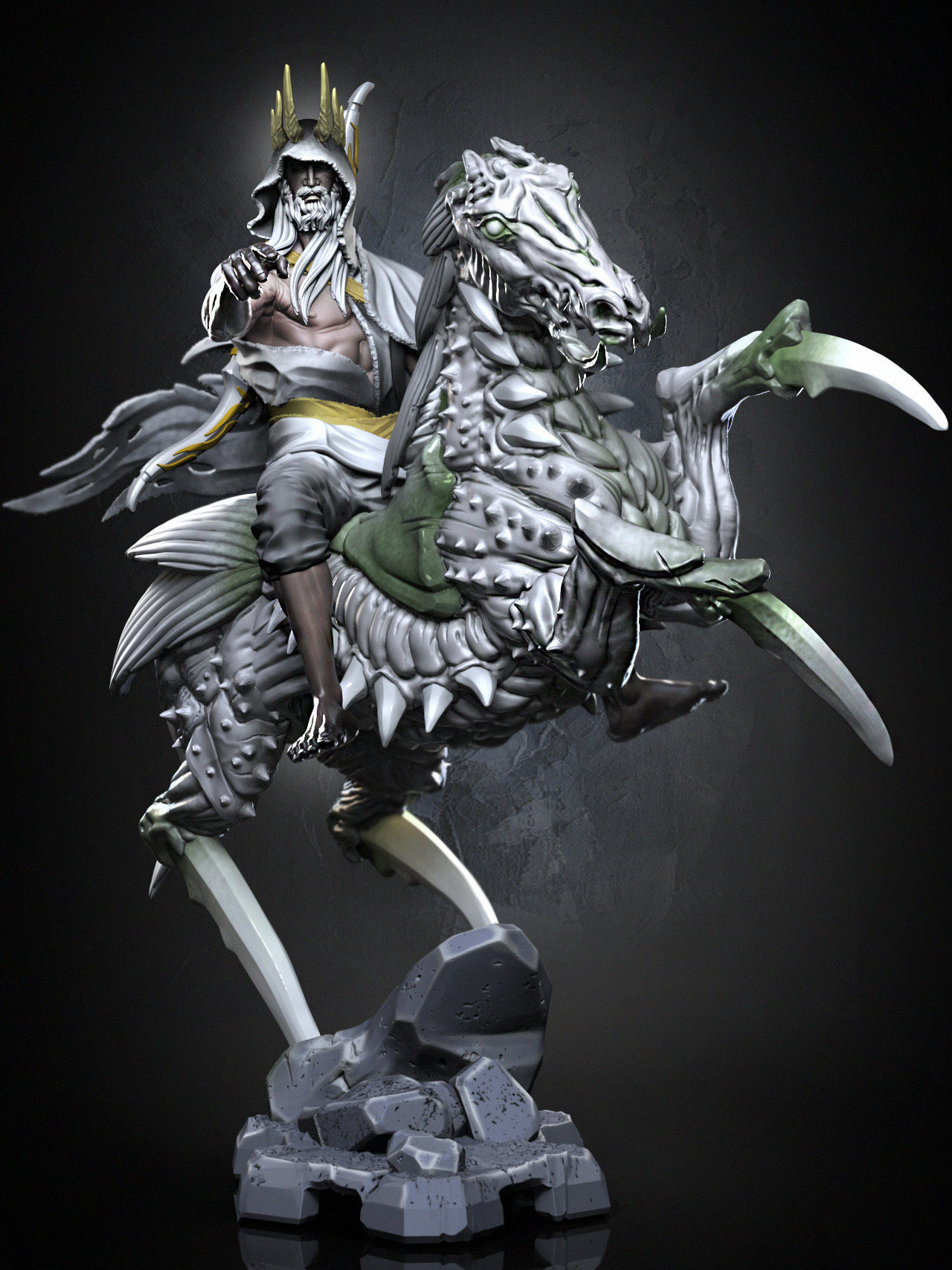 Conqueror - Four Horsemen 3D model 3D printable | CGTrader