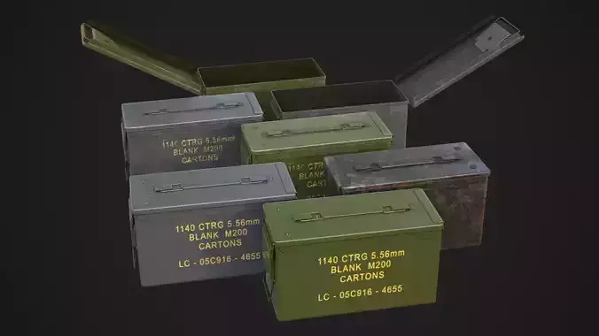Military ammo boxes
