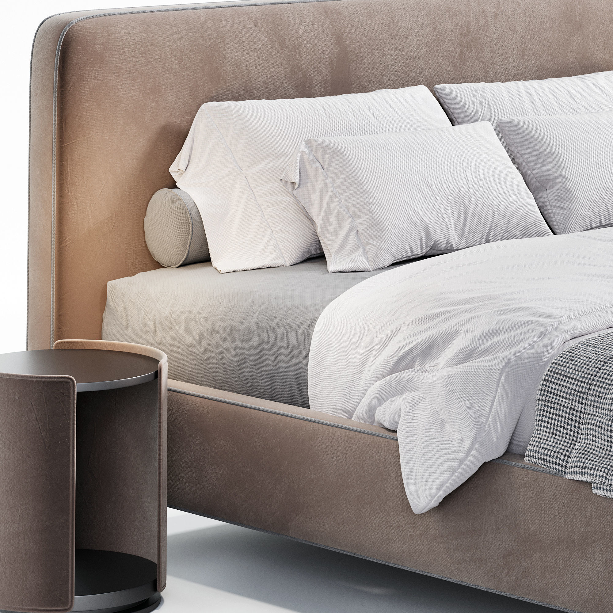 Malfa bed by Como Casa 3D model_2