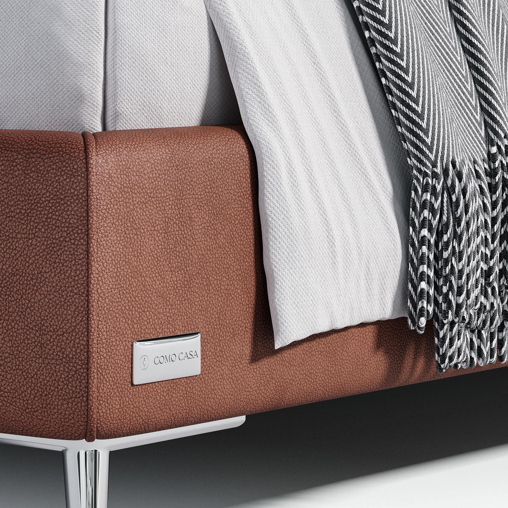 Rovigo bed by Como Casa 3D model_4