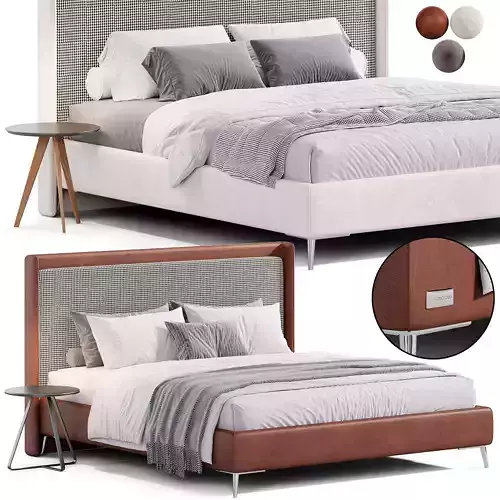 Rovigo bed by Como Casa 3D model