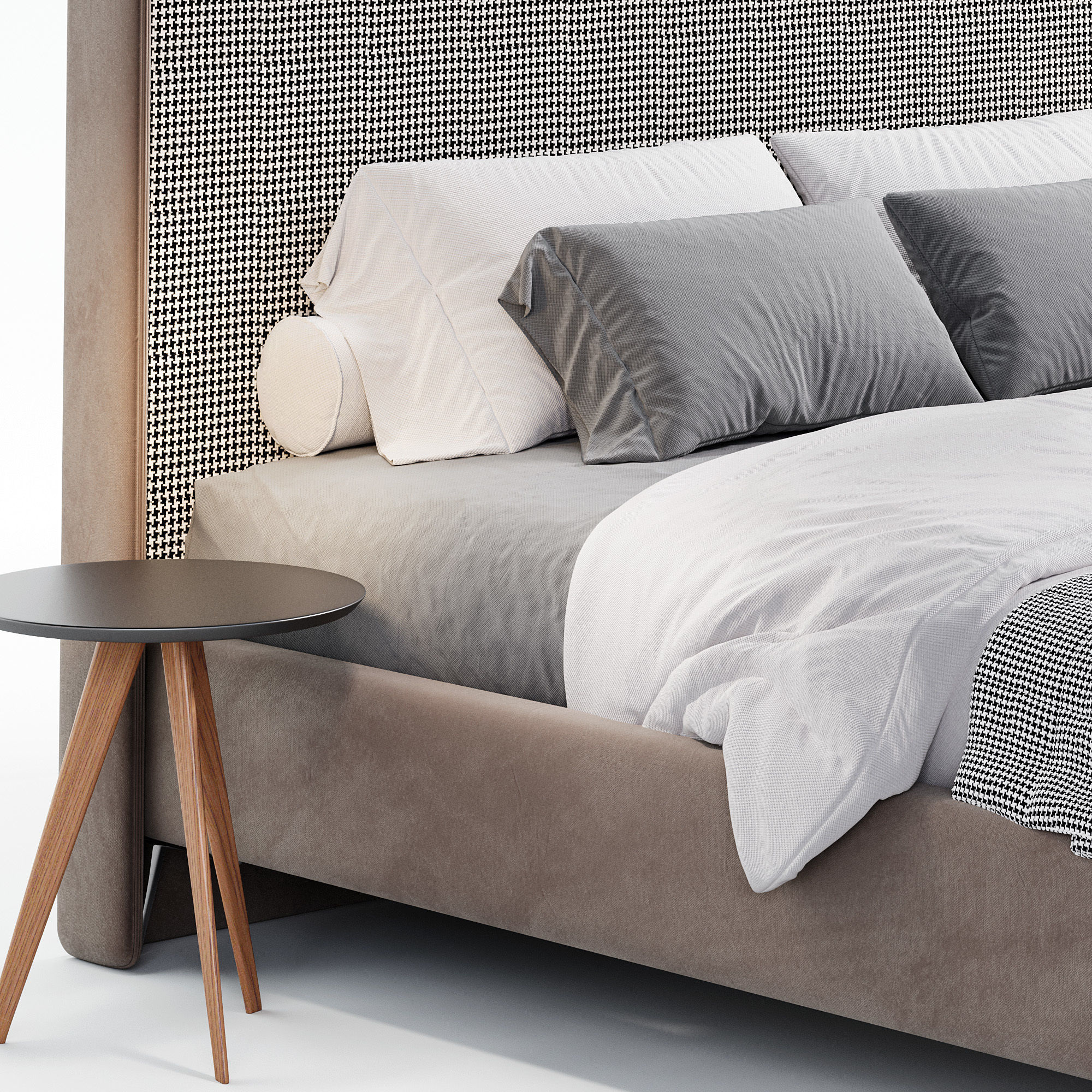 Rovigo bed by Como Casa 3D model_2