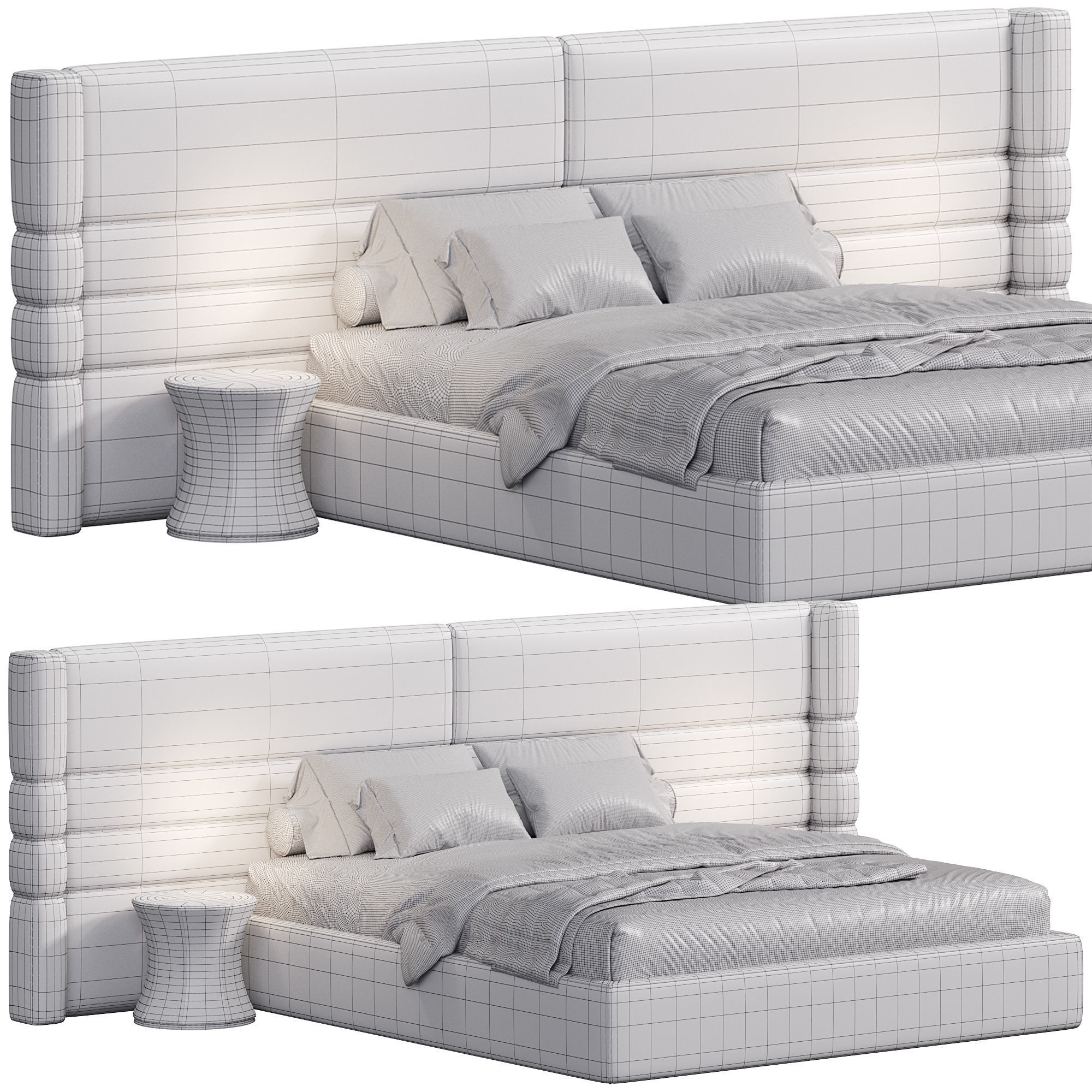 Sublime bed by Stylishclub 3D model_6
