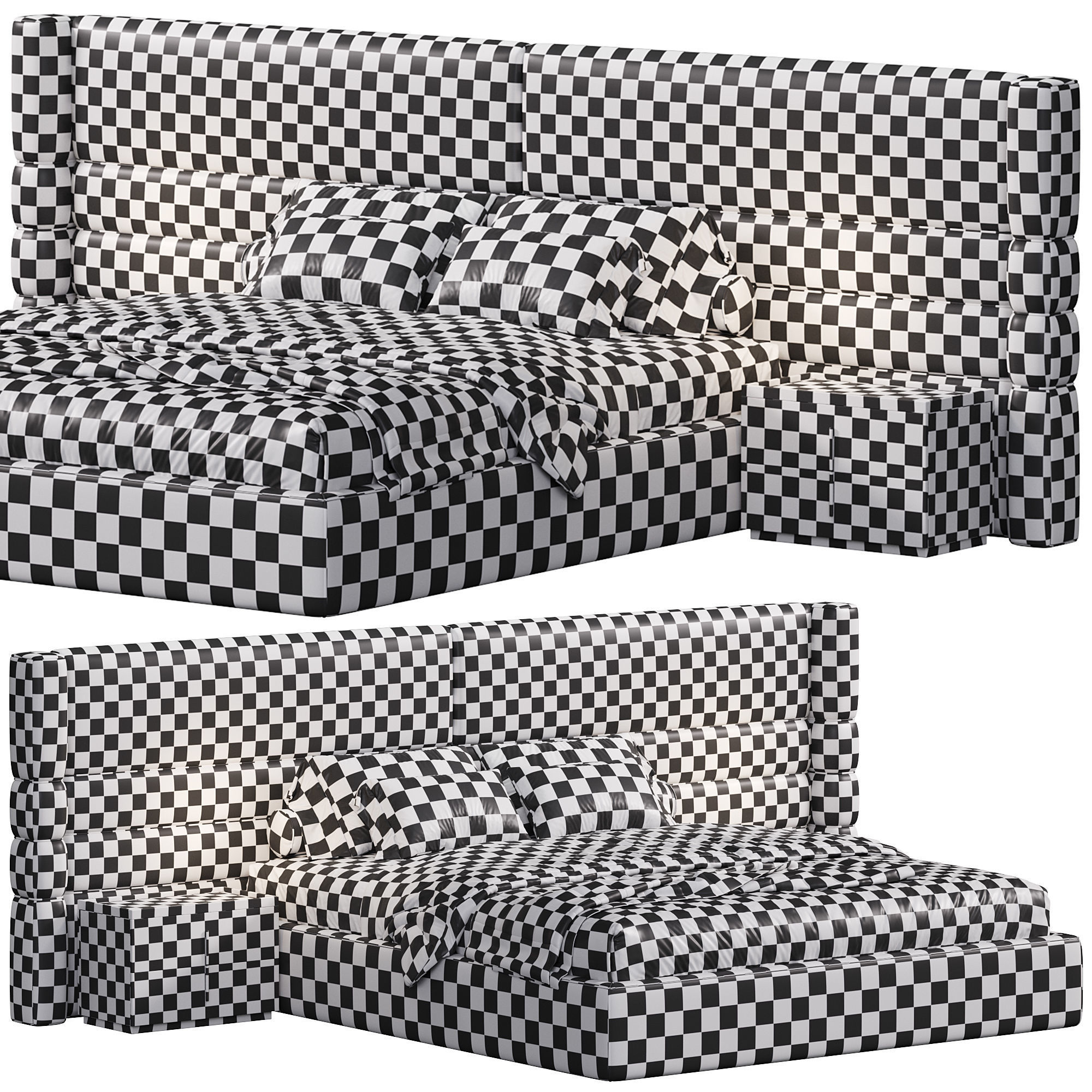 Sublime bed by Stylishclub 3D model_5