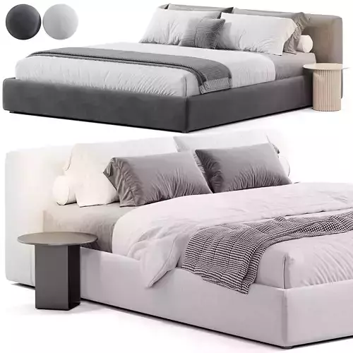 Sava bed by Como Casa 3D model
