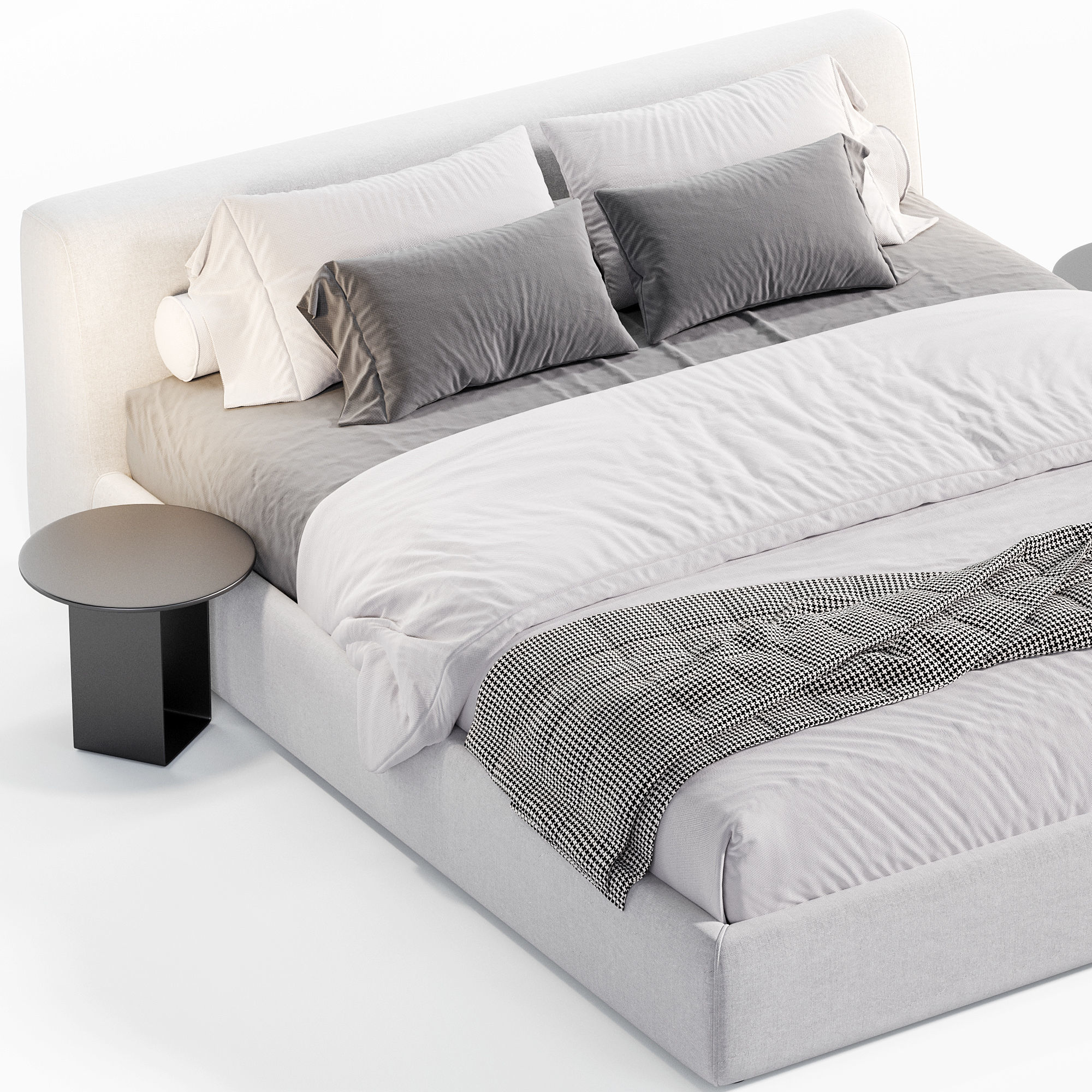 Sava bed by Como Casa 3D model_2