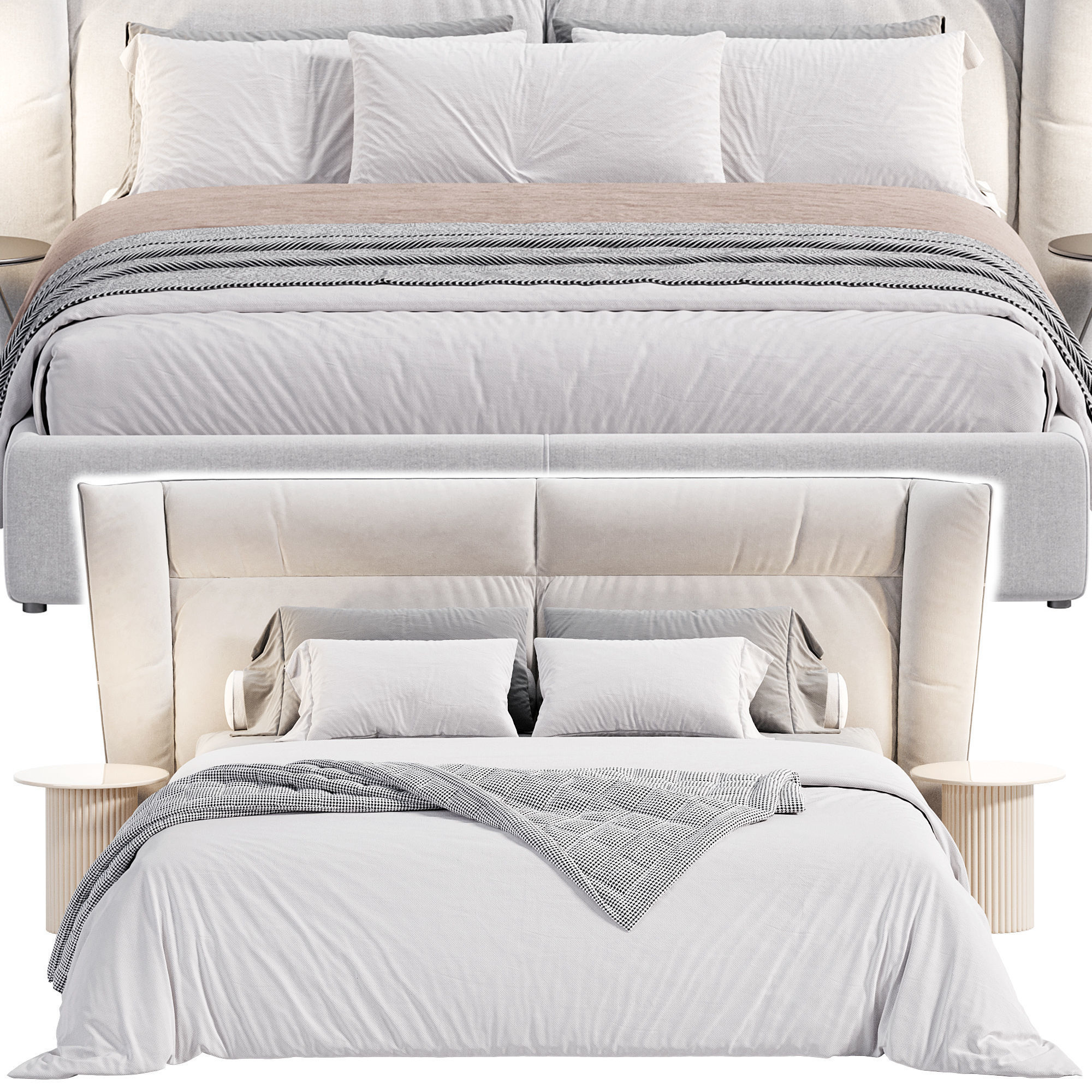 Pasodoble bed by Lecomfort 3D model_3