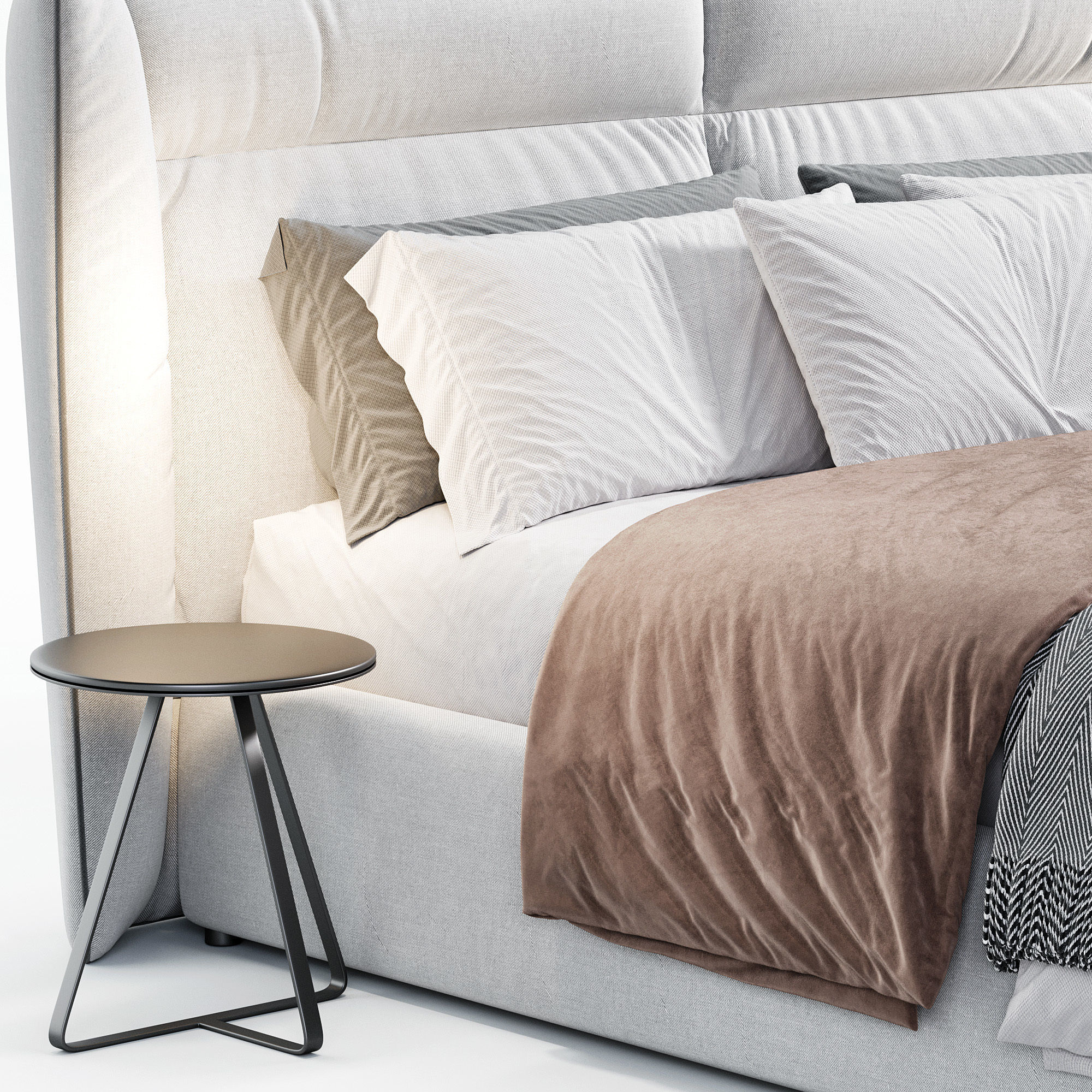 Pasodoble bed by Lecomfort 3D model_2