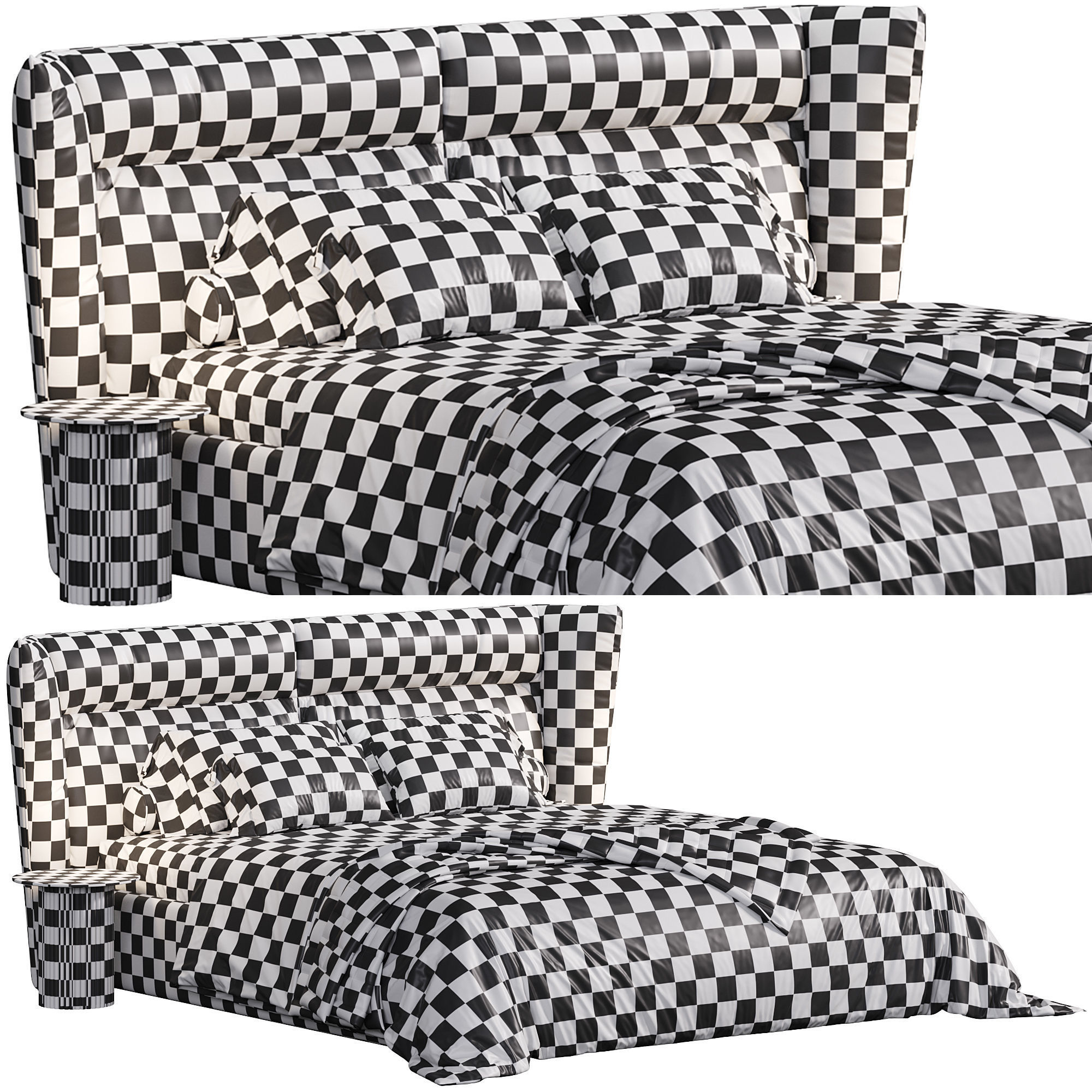 Pasodoble bed by Lecomfort 3D model_5