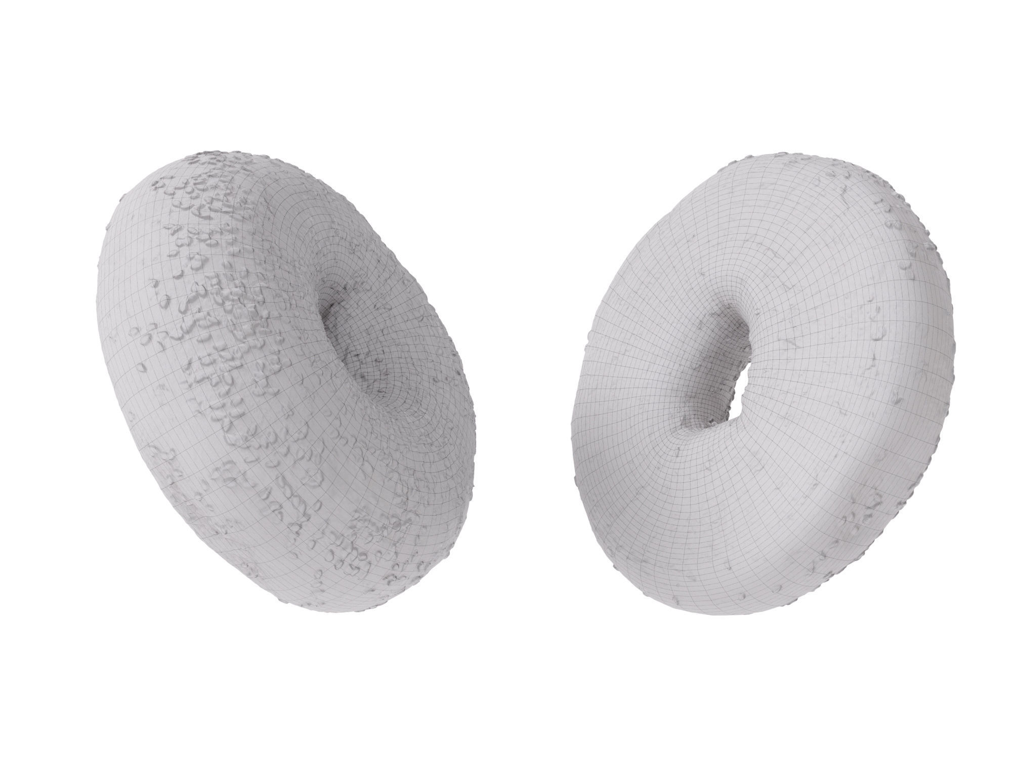 Sesame Bagels  3D model_12