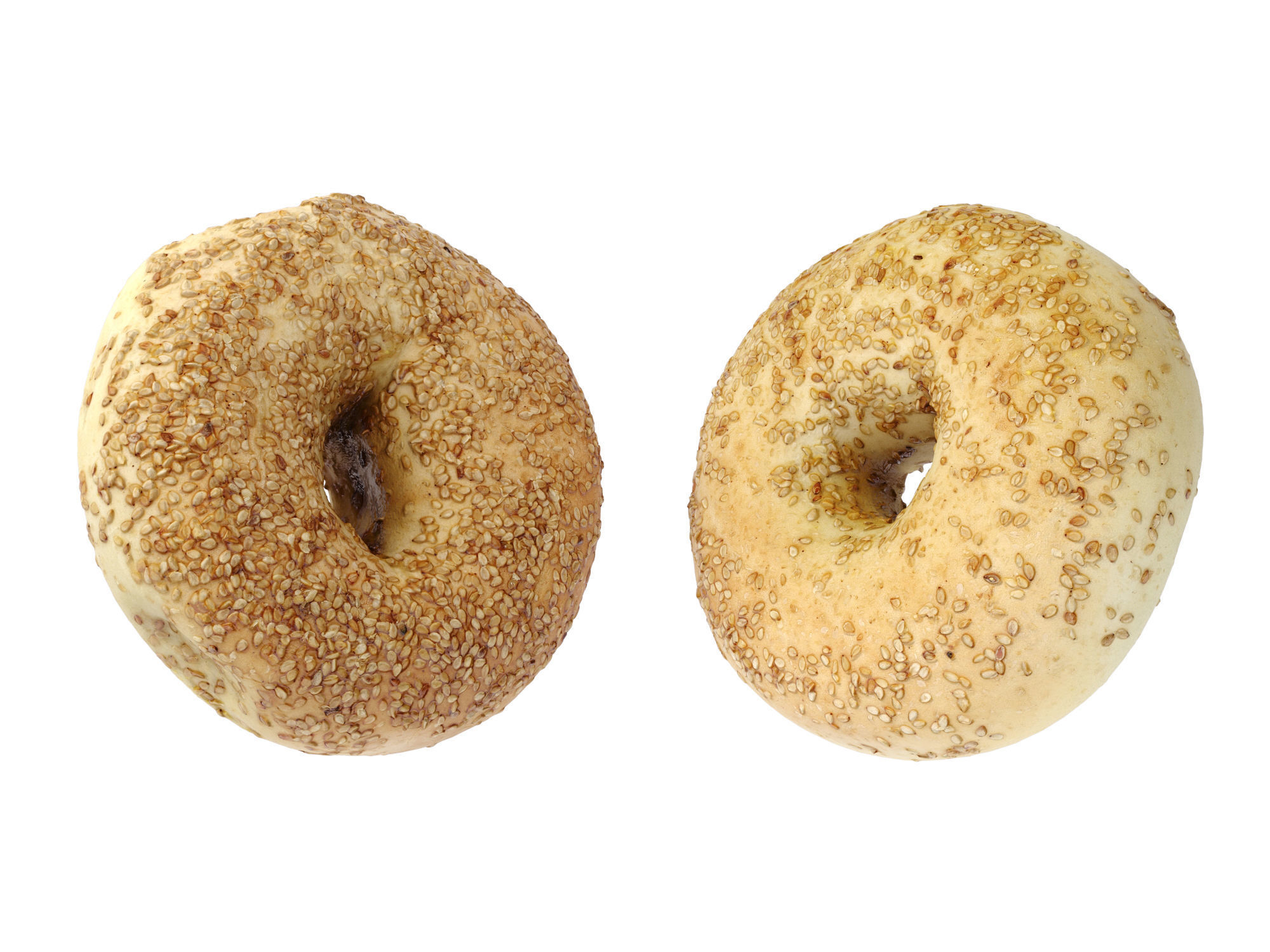 Sesame Bagels  3D model_9