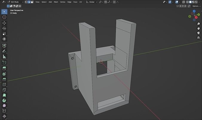 anod and cathod holder 3D print model