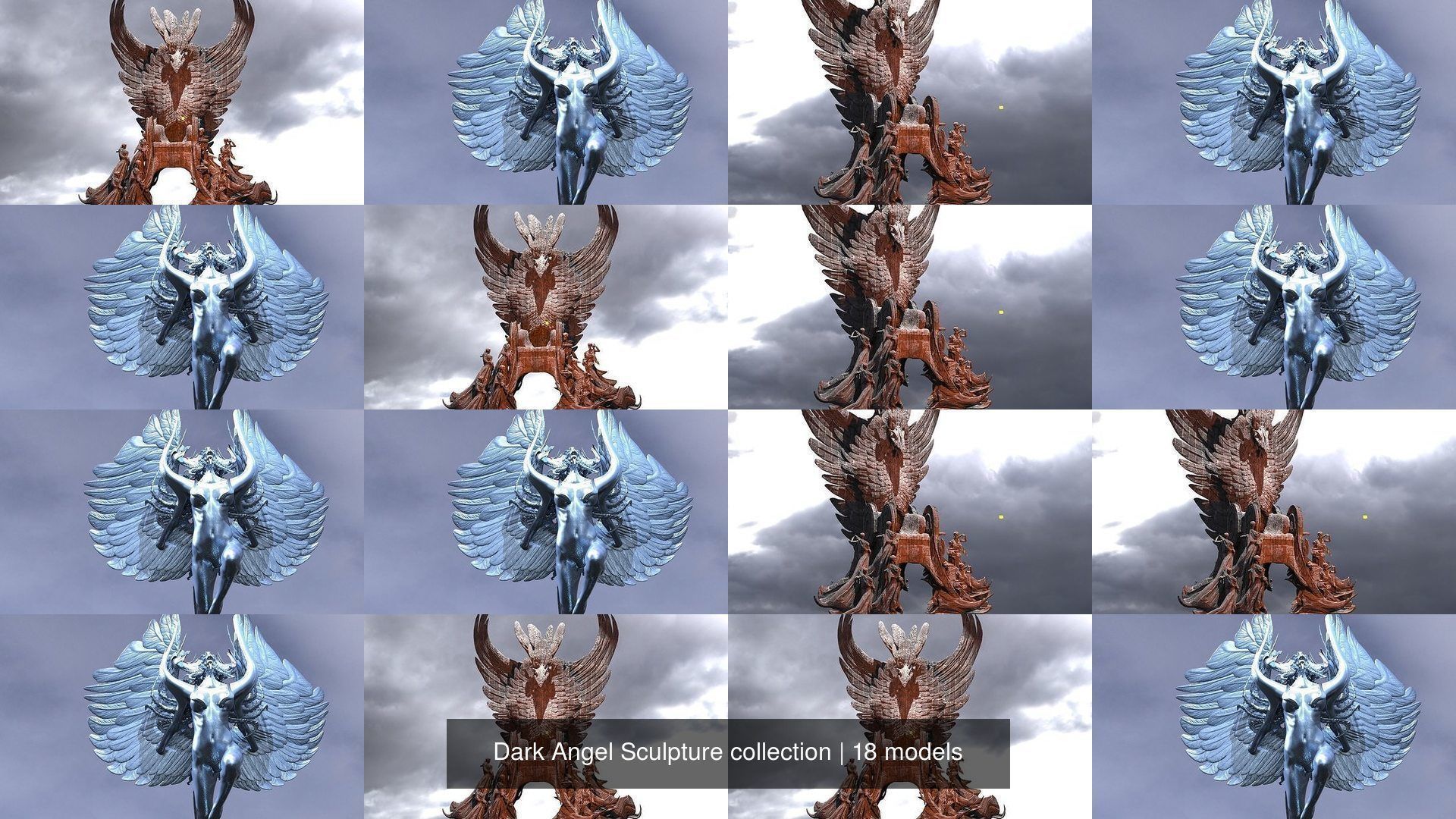 Dark Angel Sculpture collection _2