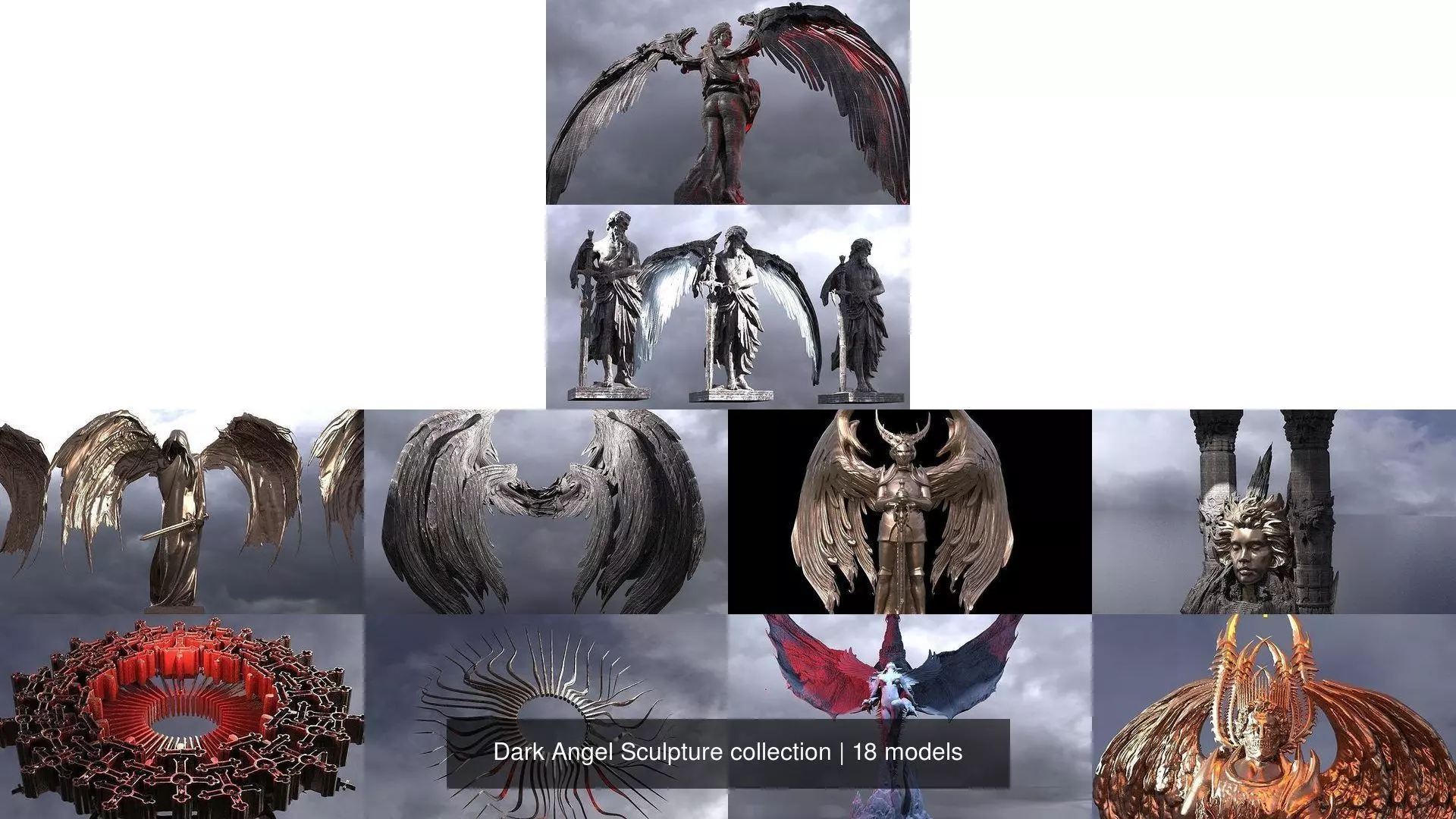 Dark Angel Sculpture collection _0