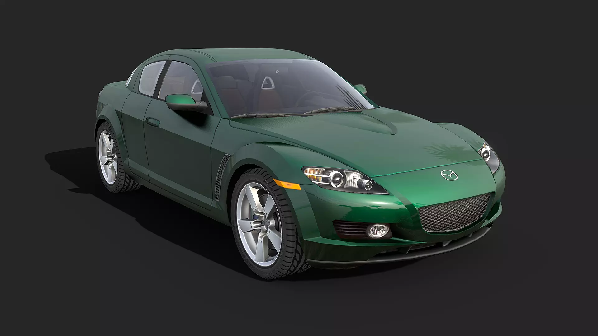 2004 Mazda RX-8 Low-poly 3D model
