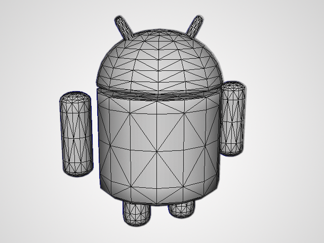 Android statue Free 3D model_7