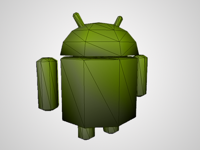Android statue Free 3D model_9