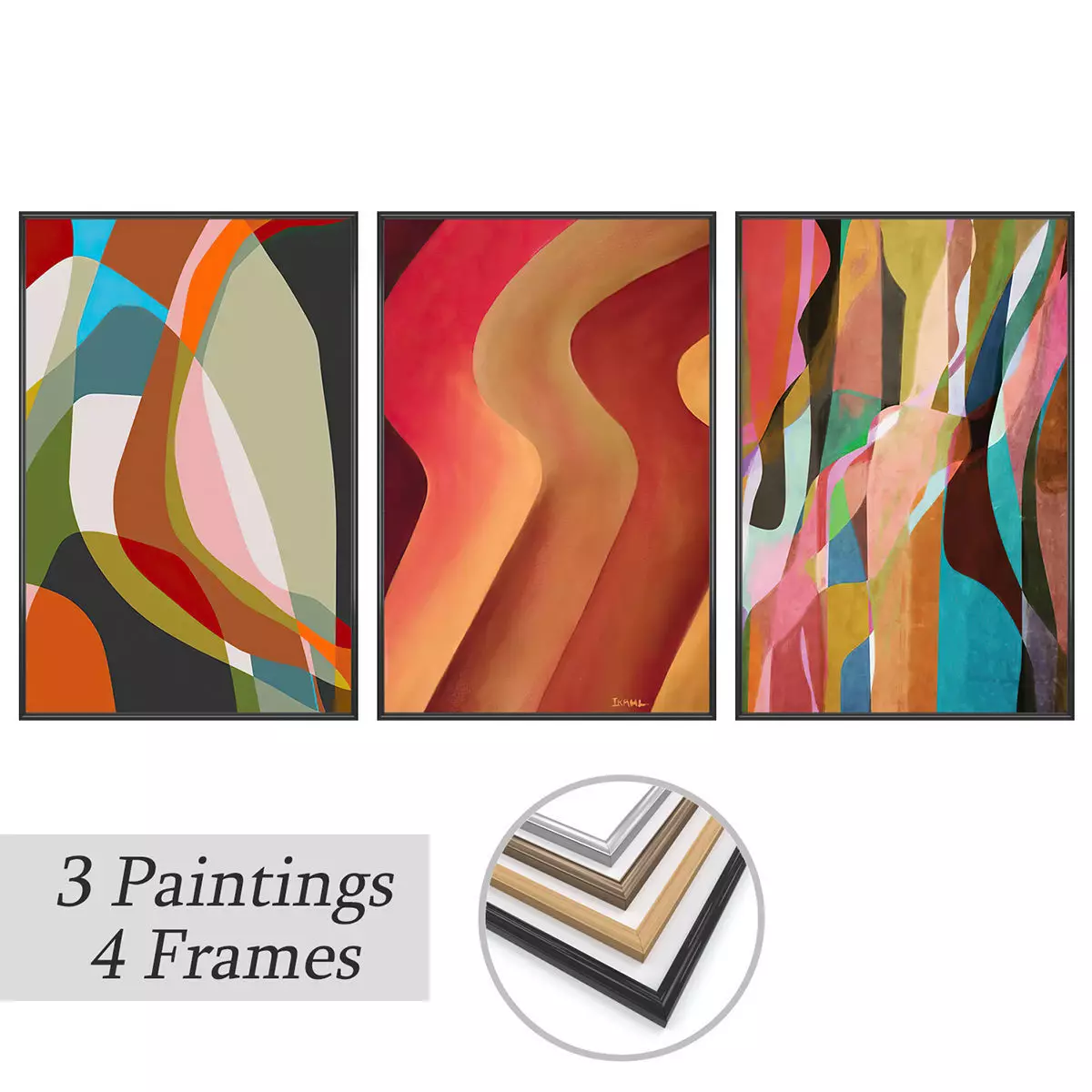 Wall Art Set 4121 3D model_0
