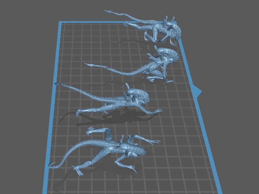 alien High Detail 3D print model 3D print model_3