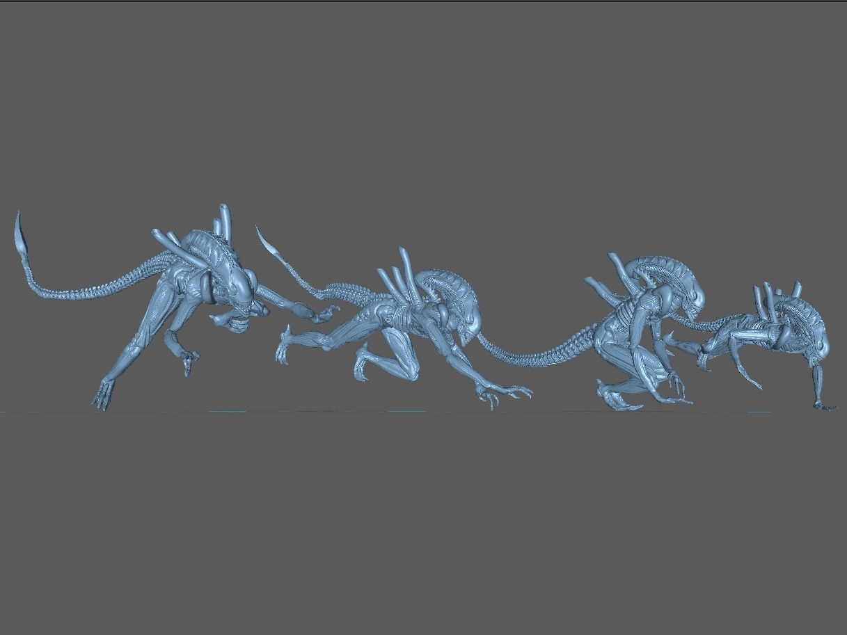 alien High Detail 3D print model 3D print model_2