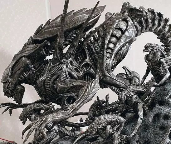 alien High Detail 3D print model 3D print model_0