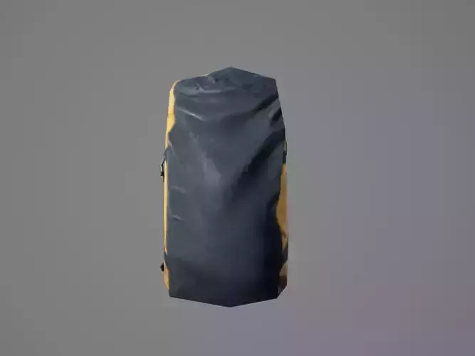 Bag Backpack 3D model 005 Low-poly 3D model