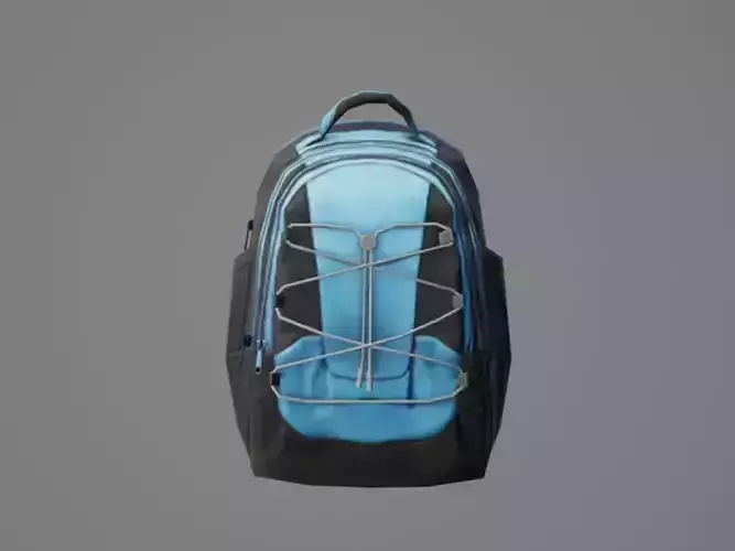 Bag Backpack 3D model 006 Low-poly 3D model