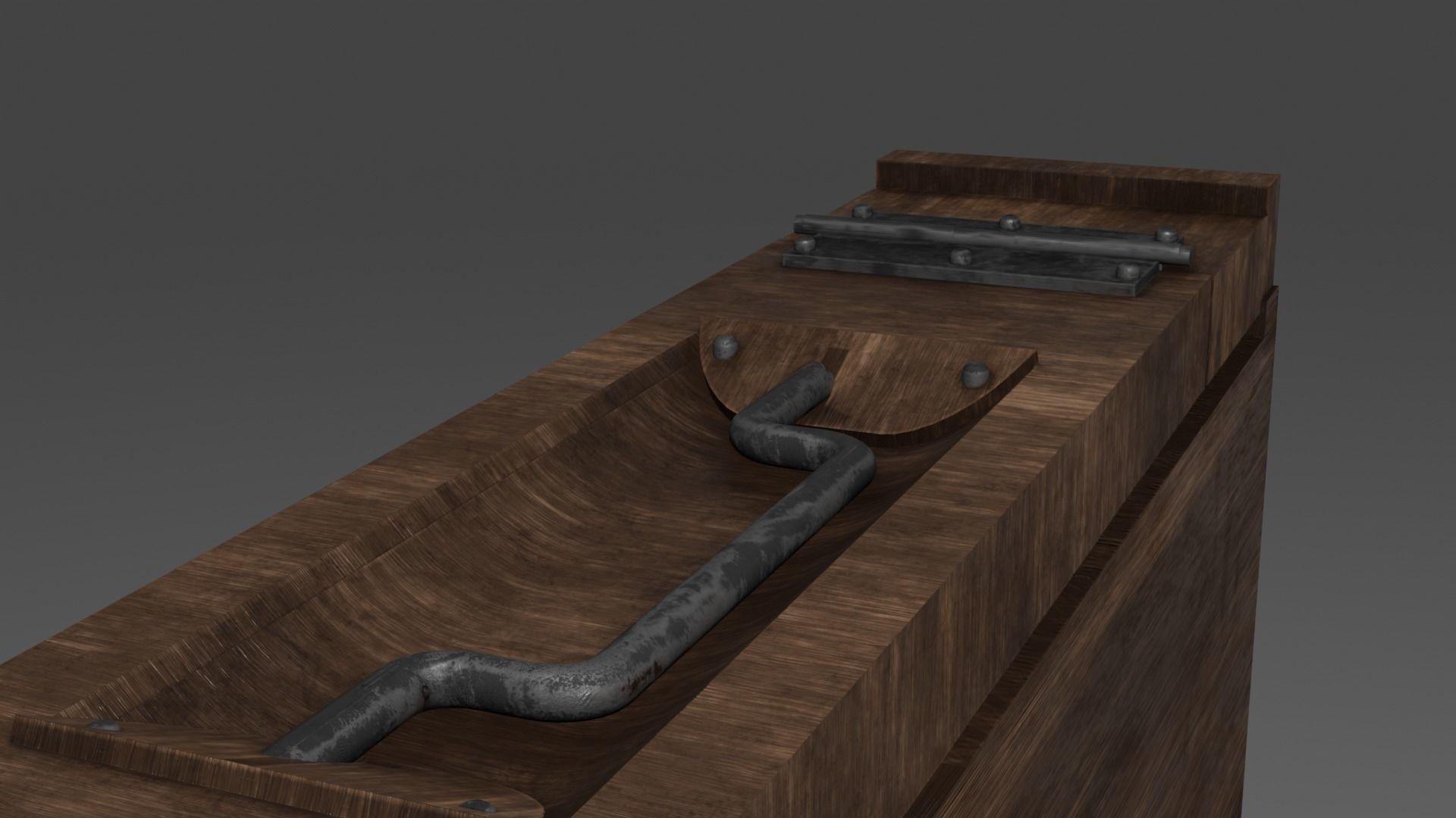 World War One Ammunition Box Free low-poly 3D model_1