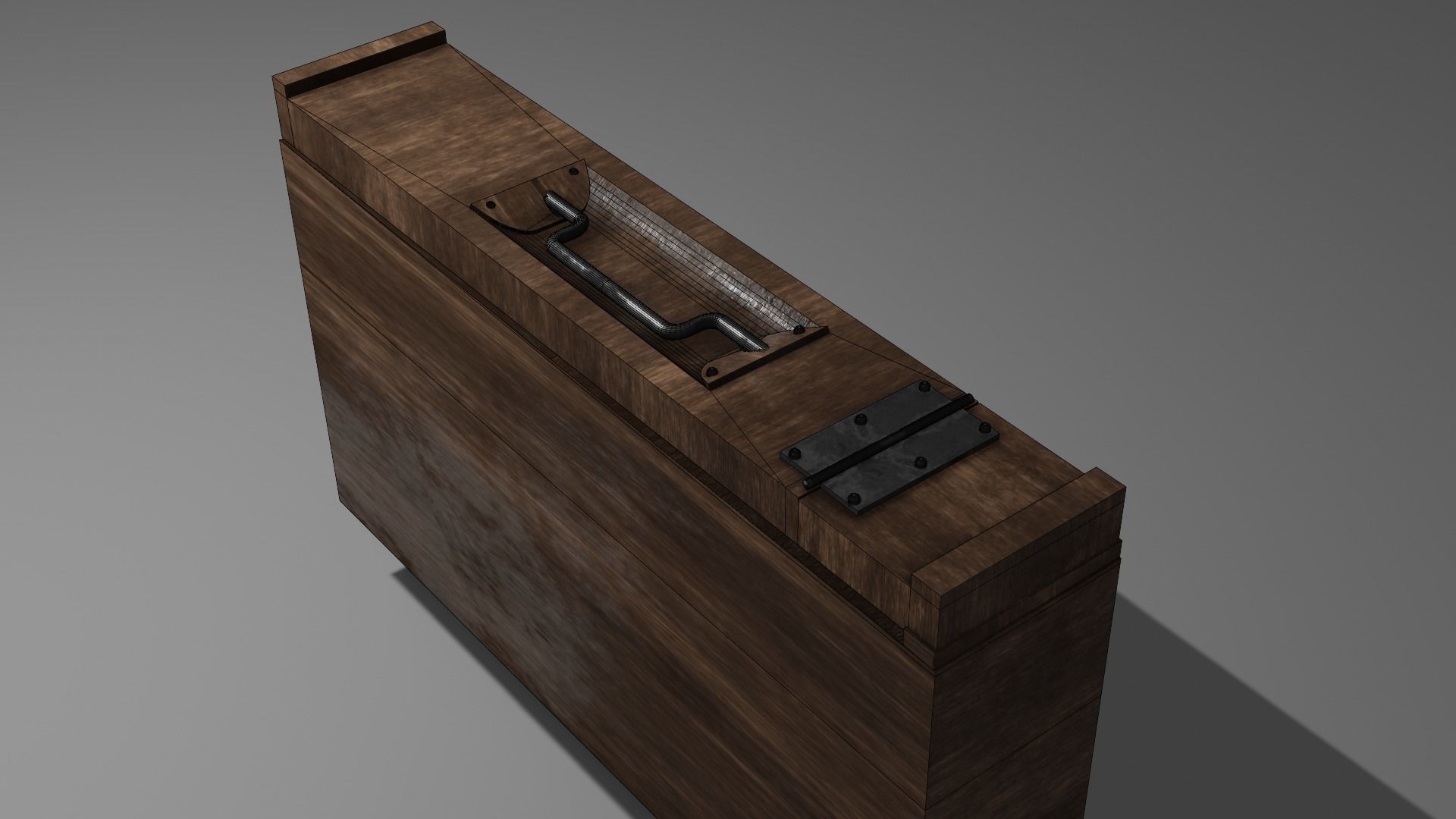 World War One Ammunition Box Free low-poly 3D model_5
