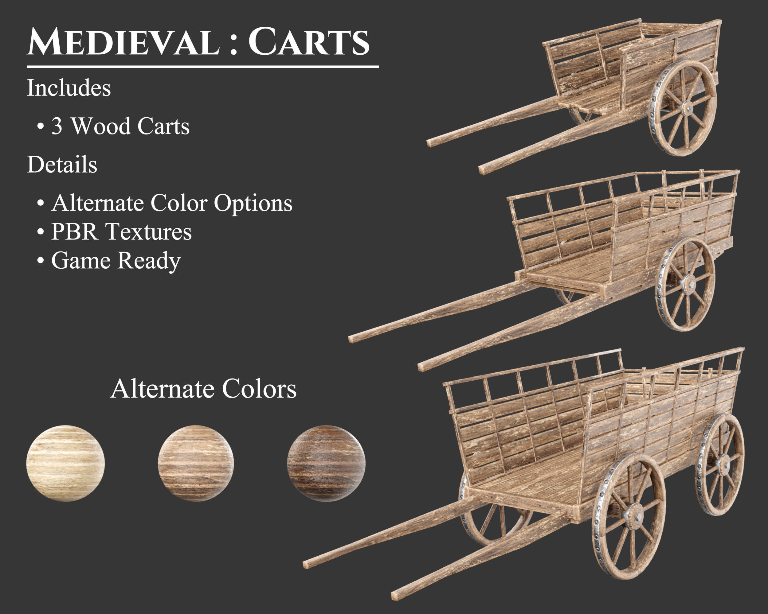 Medieval Collection Transport Carts _1