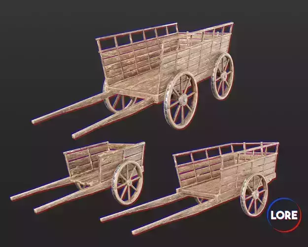 Medieval Collection Transport Carts 