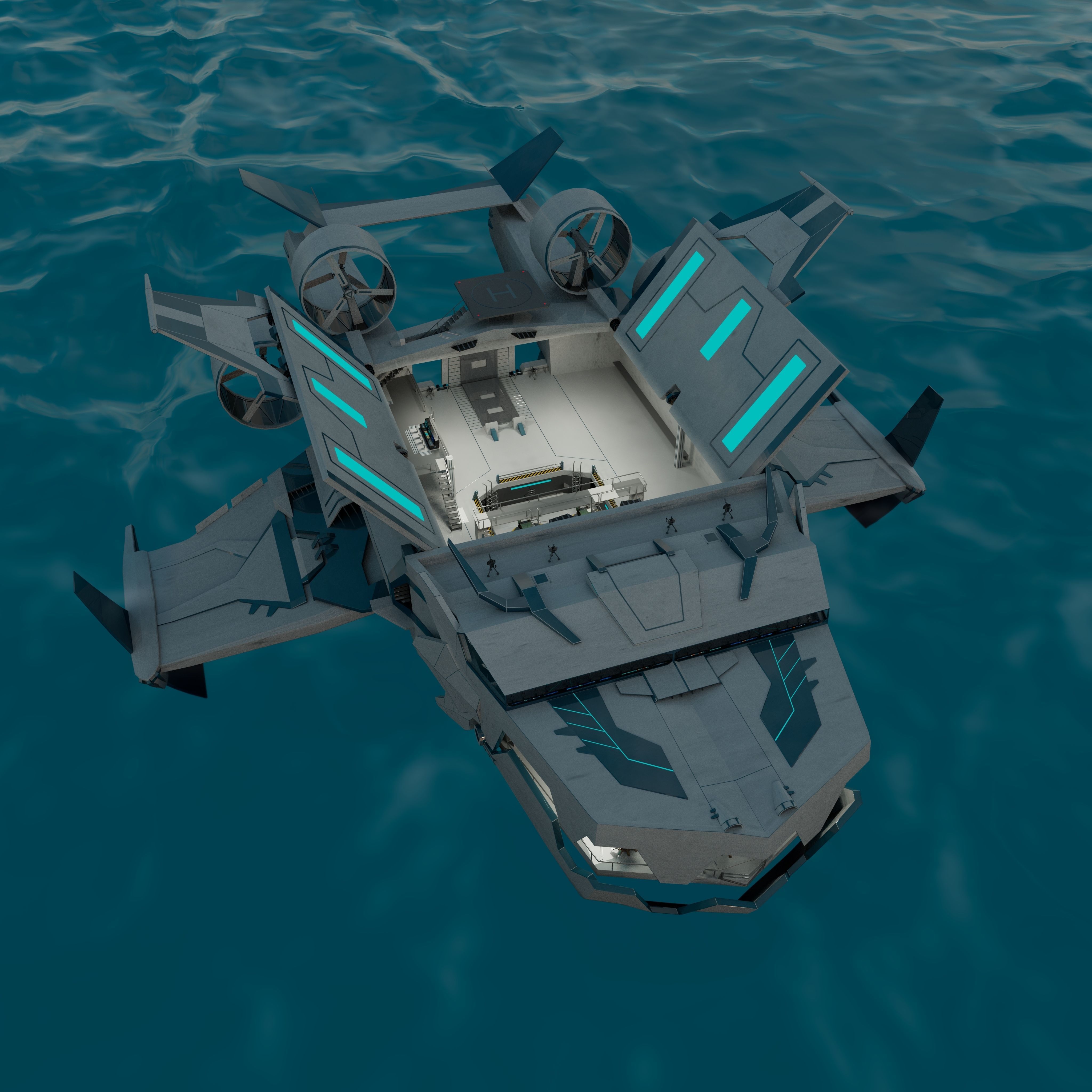 S-76 SeaDragon 3D model_12