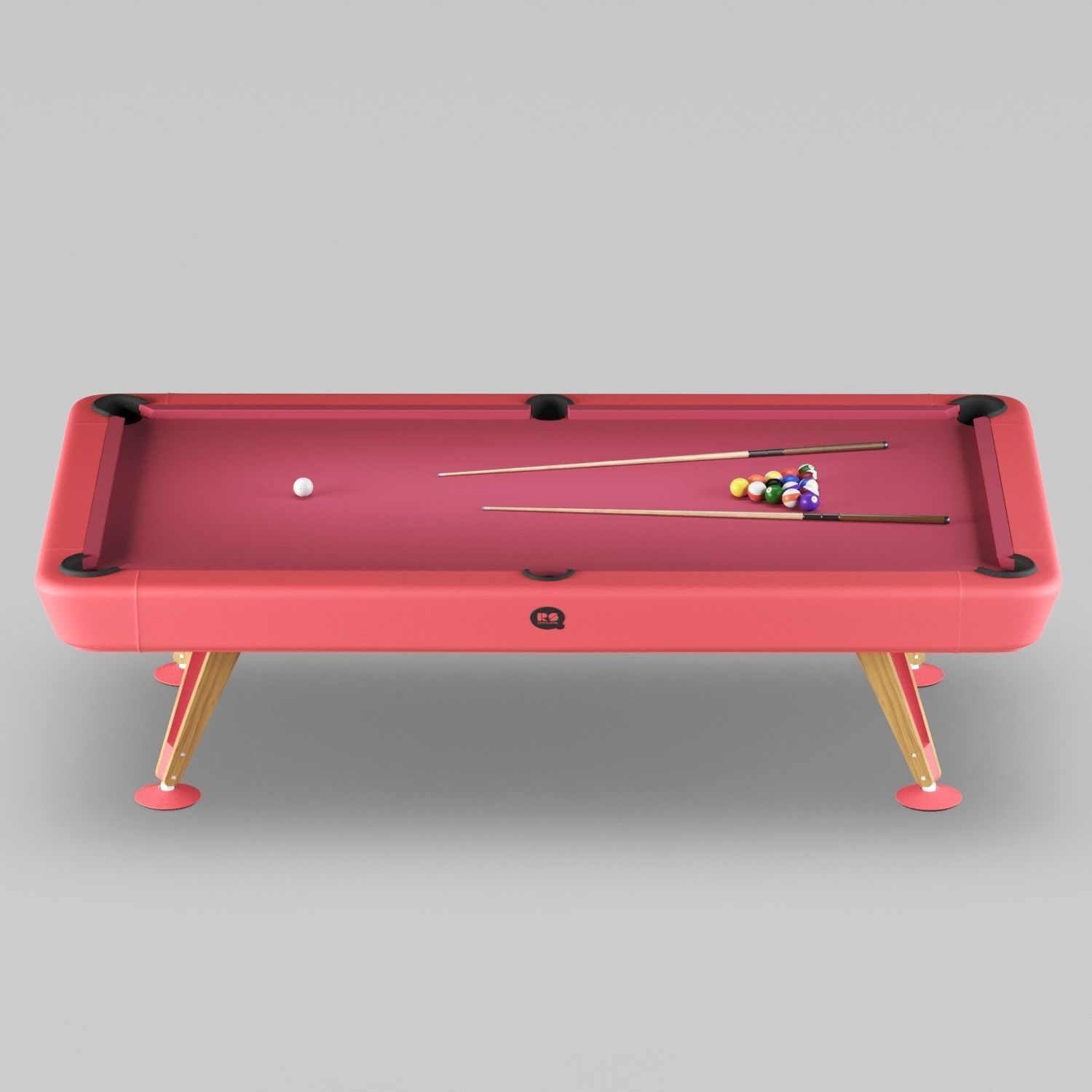 DIAGONAL POOL TABLE 3D model_4