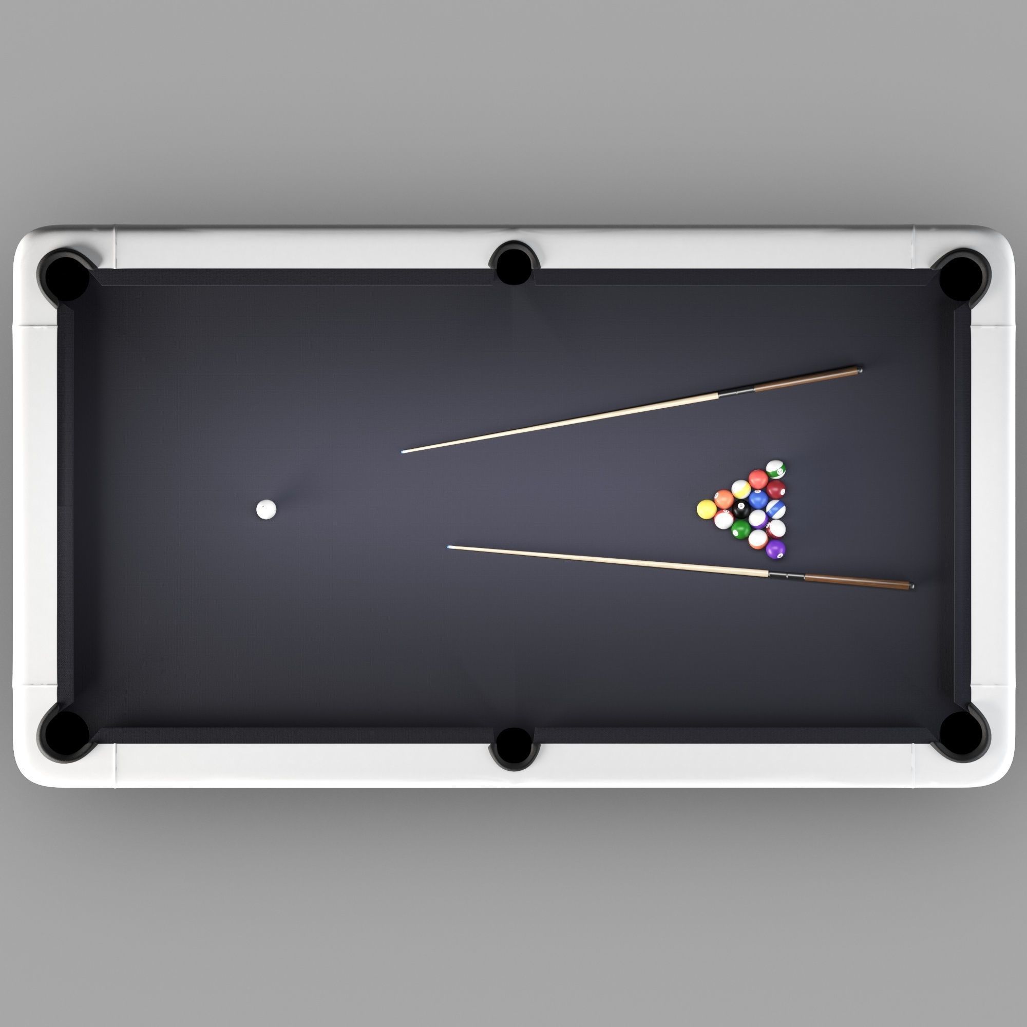 DIAGONAL POOL TABLE 3D model_5