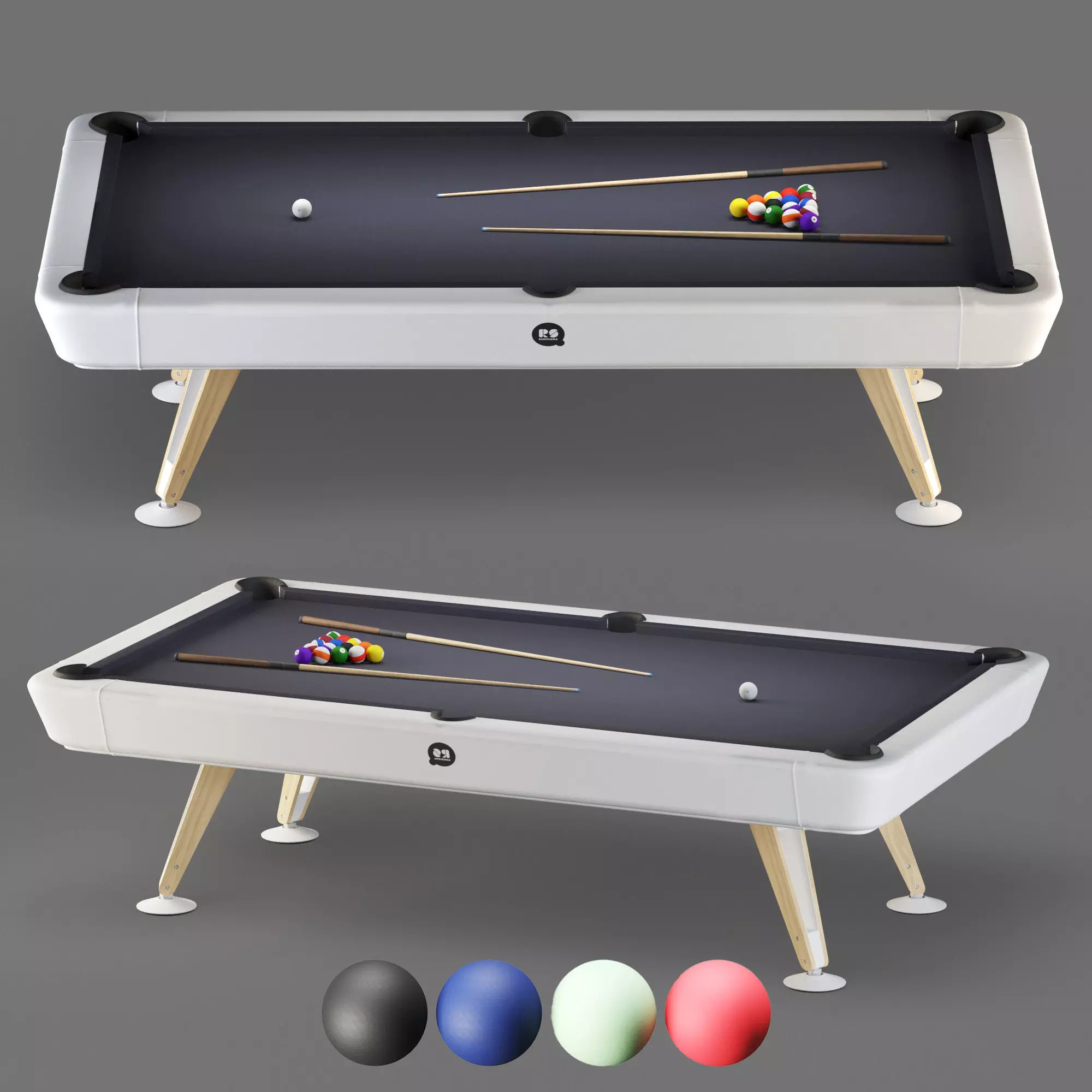 DIAGONAL POOL TABLE 3D model_0