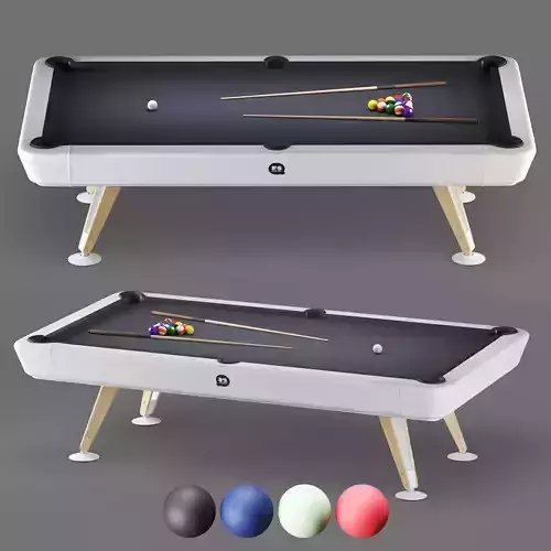 DIAGONAL POOL TABLE 3D model