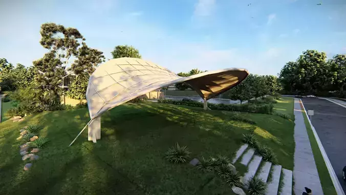 SHADE STRUCTURE 3D model