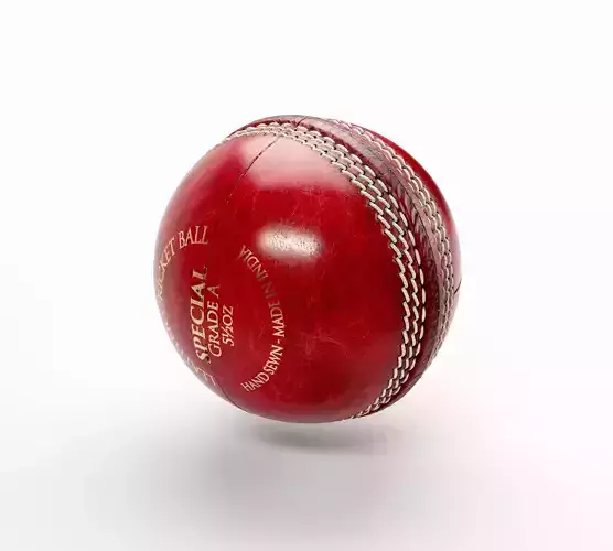 Cricket Ball Red 3D model