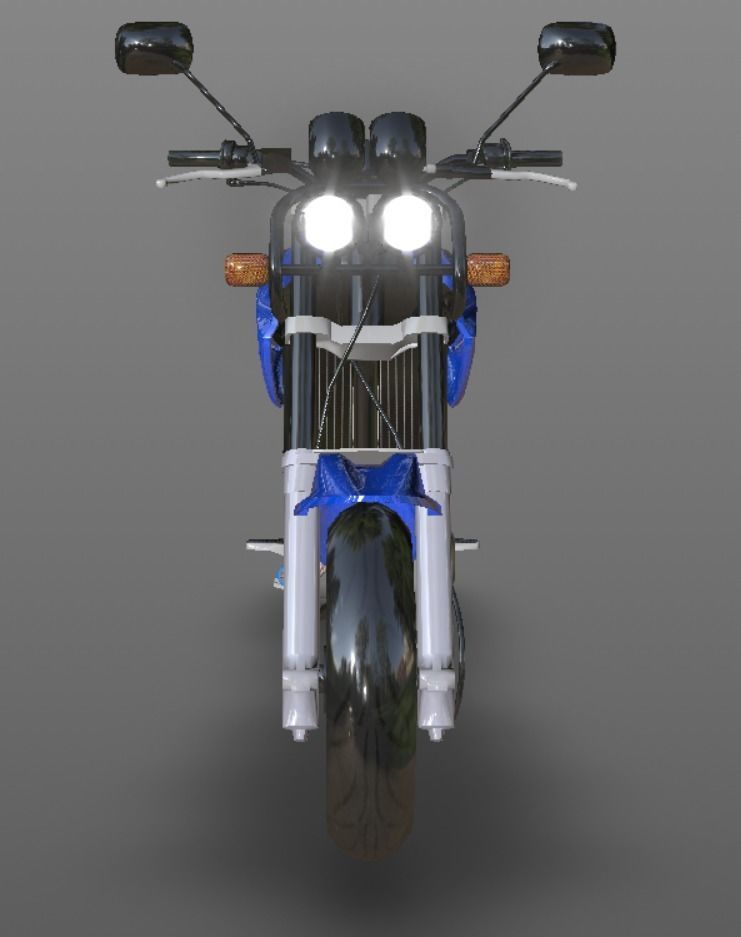 Muz Mastiff New Bike 3D Model Sports Bike Game Ready Low-poly 3D model_6
