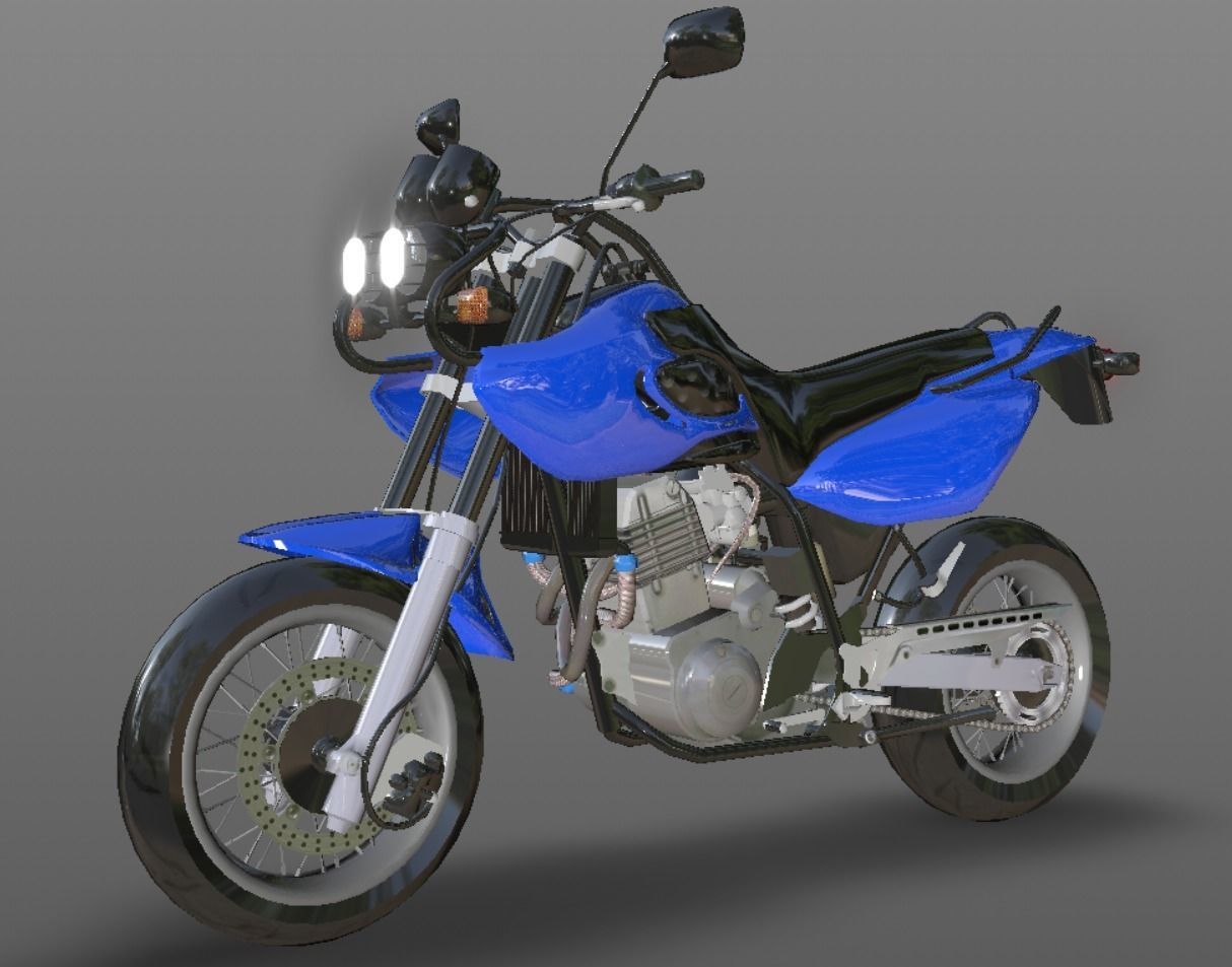 Muz Mastiff New Bike 3D Model Sports Bike Game Ready Low-poly 3D model_13