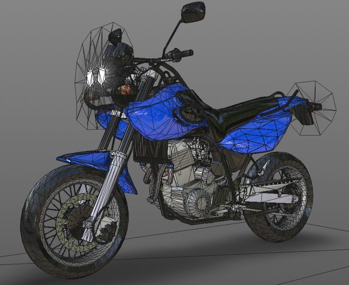 Muz Mastiff New Bike 3D Model Sports Bike Game Ready Low-poly 3D model_16