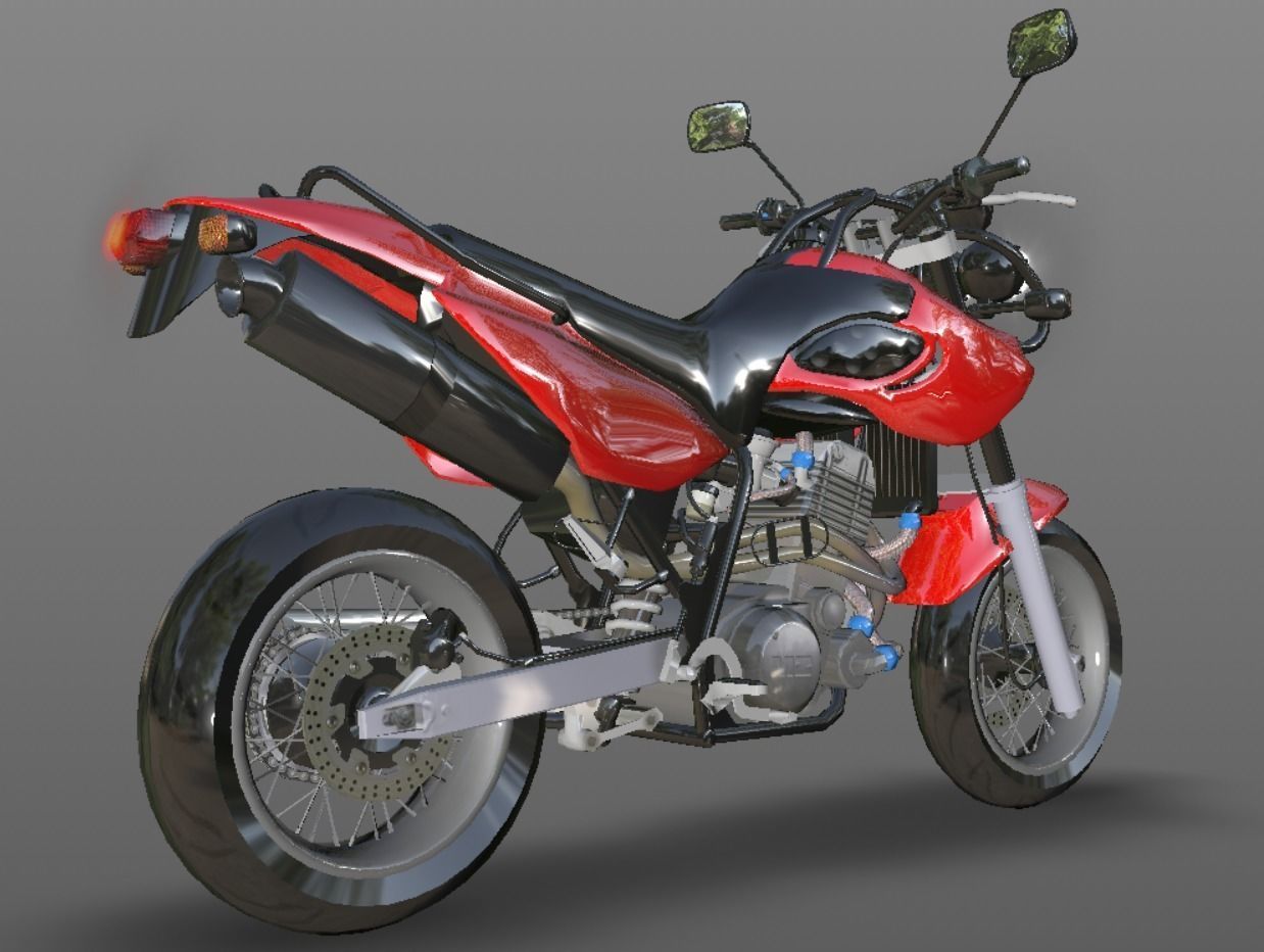 Muz Mastiff New Bike 3D Model Sports Bike Game Ready Low-poly 3D model_20