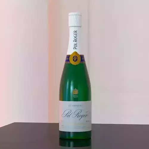 Pol Roger Champagne Low-poly 3D model