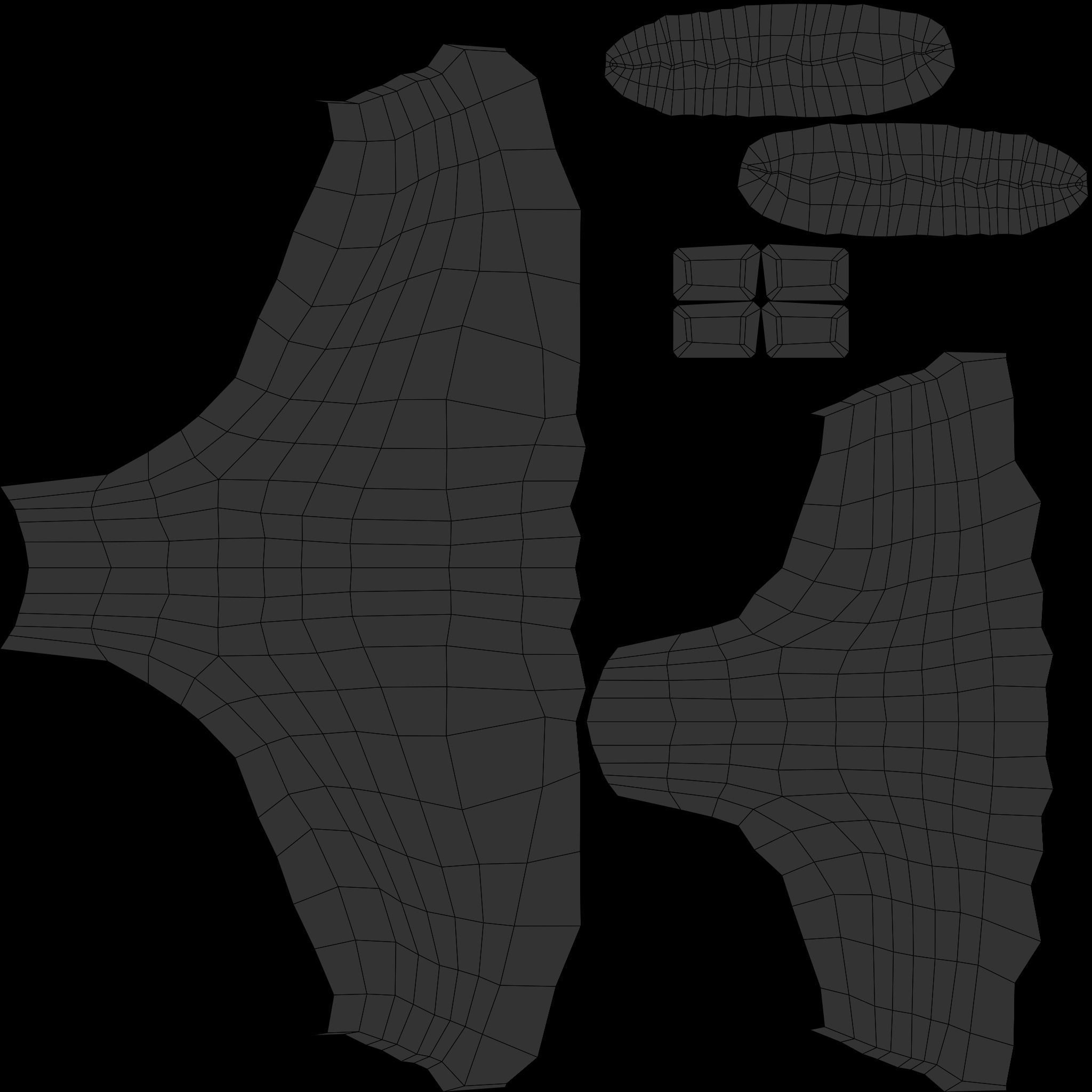 Baby characters Low-poly 3D model_5