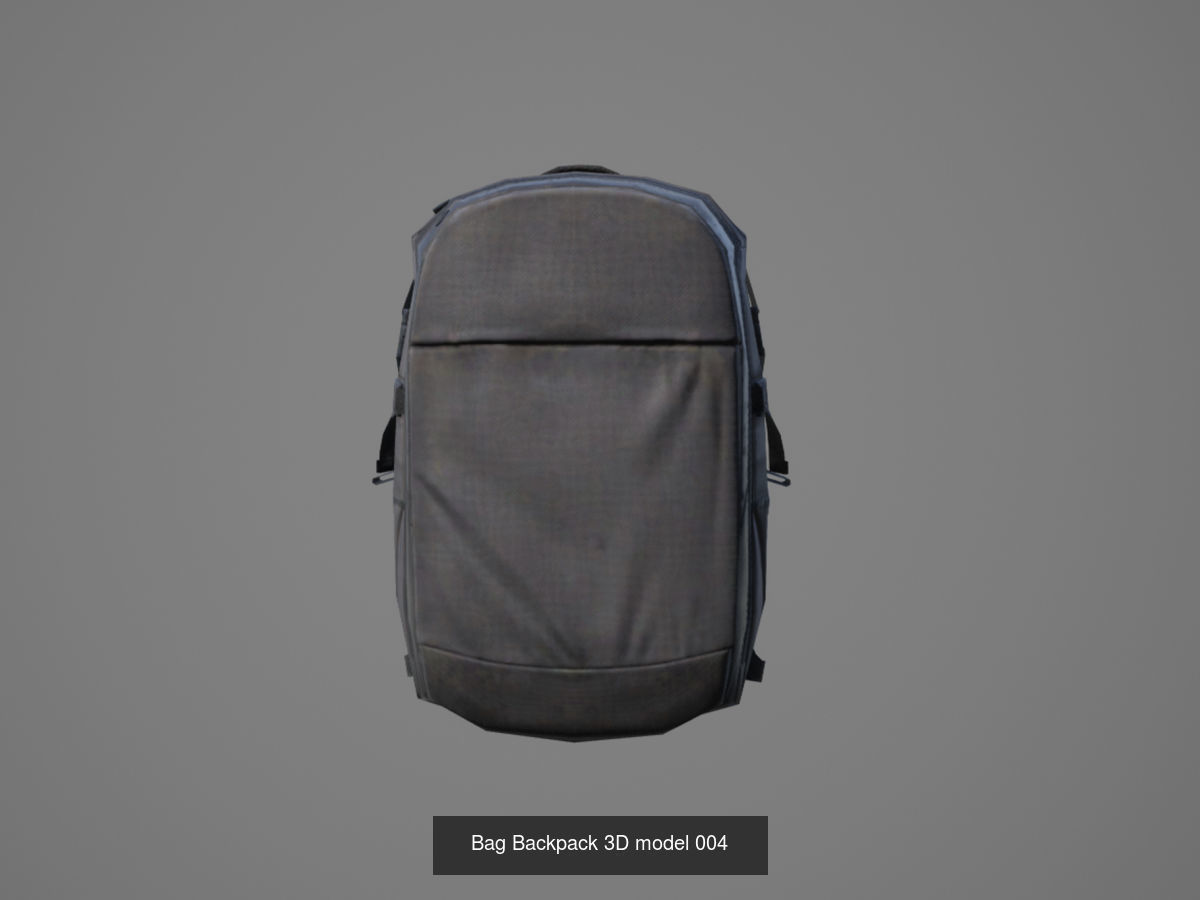 Bag Backpack 3D model  3D Model Collection_4