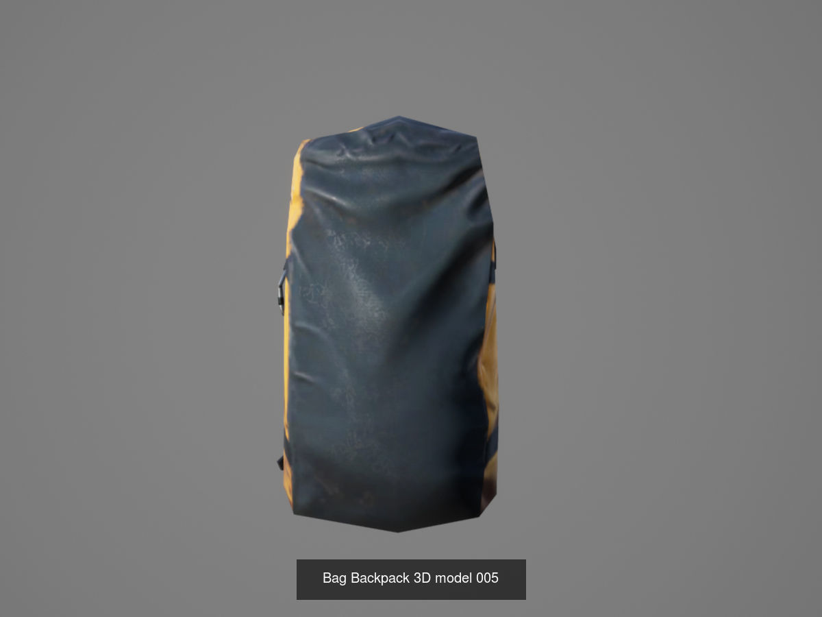 Bag Backpack 3D model  3D Model Collection_5