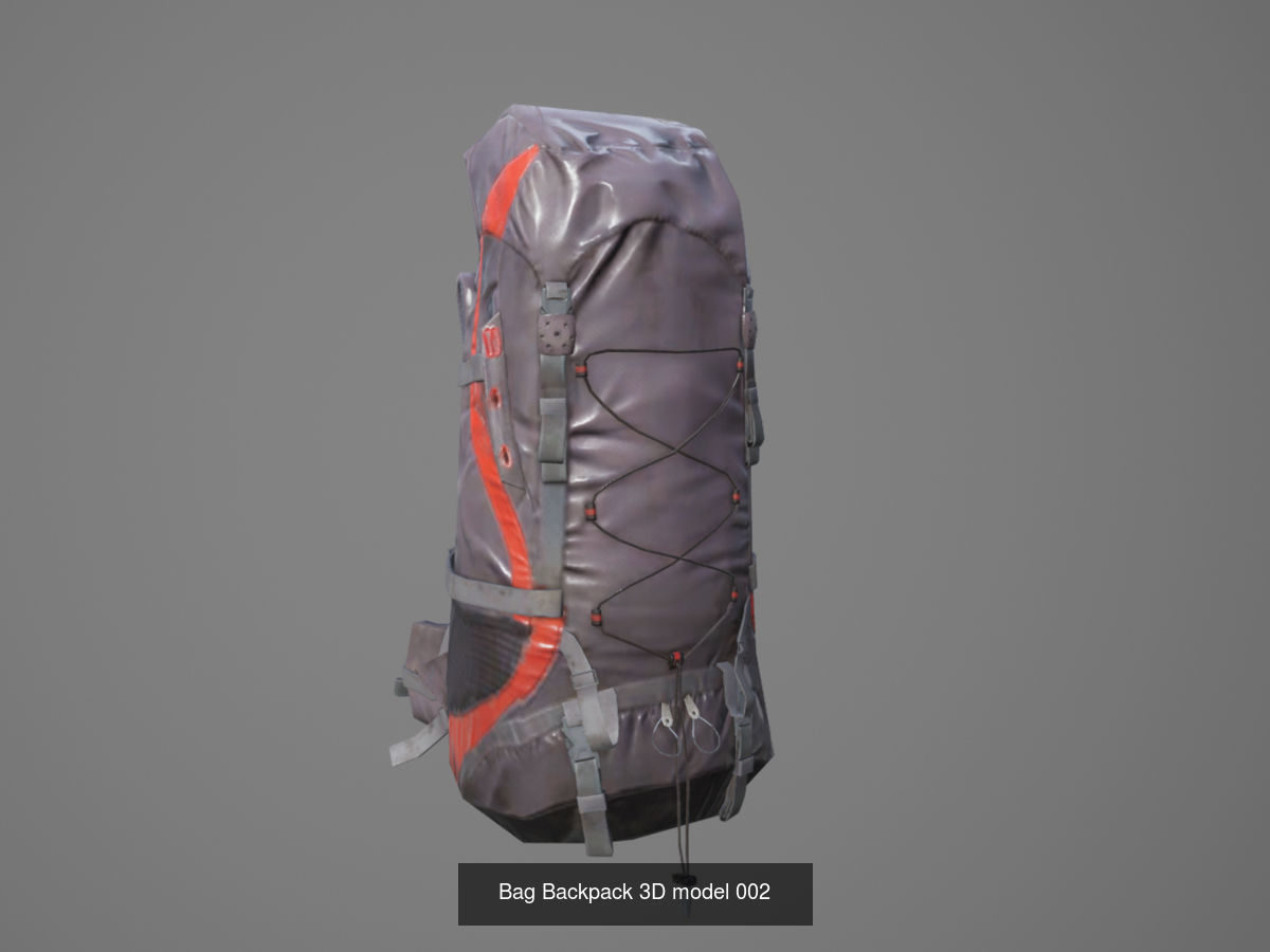 Bag Backpack 3D model  3D Model Collection_2
