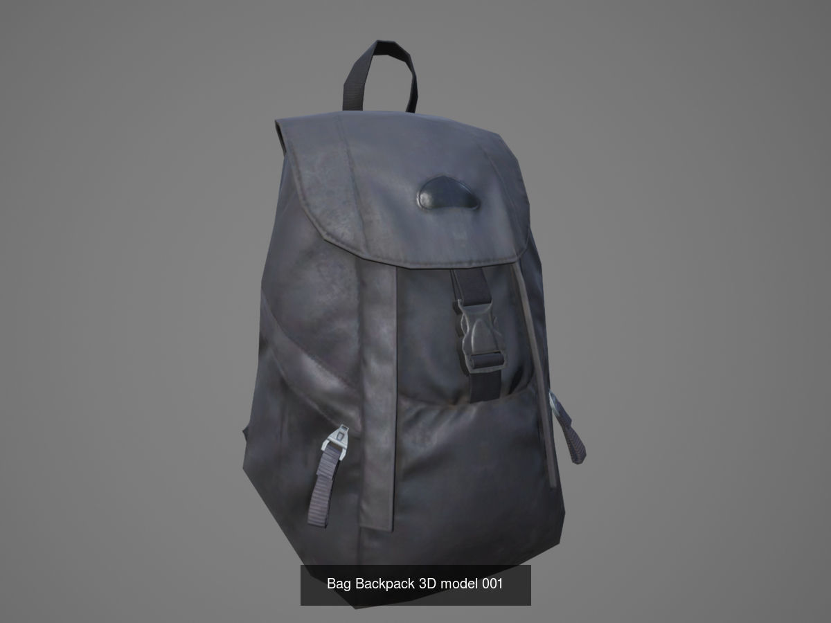 Bag Backpack 3D model  3D Model Collection_1