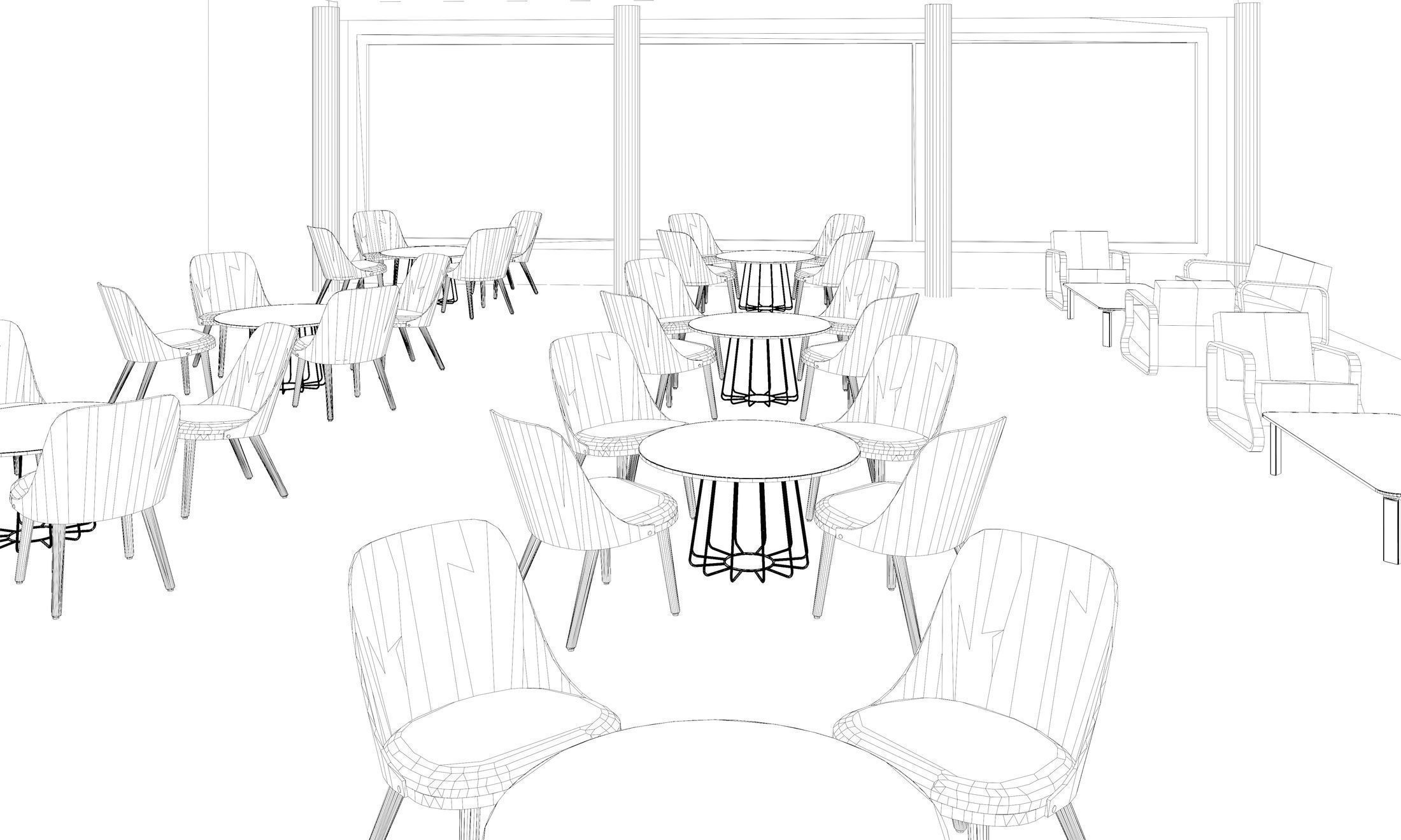 Cafe 2023-0007 3D model_10